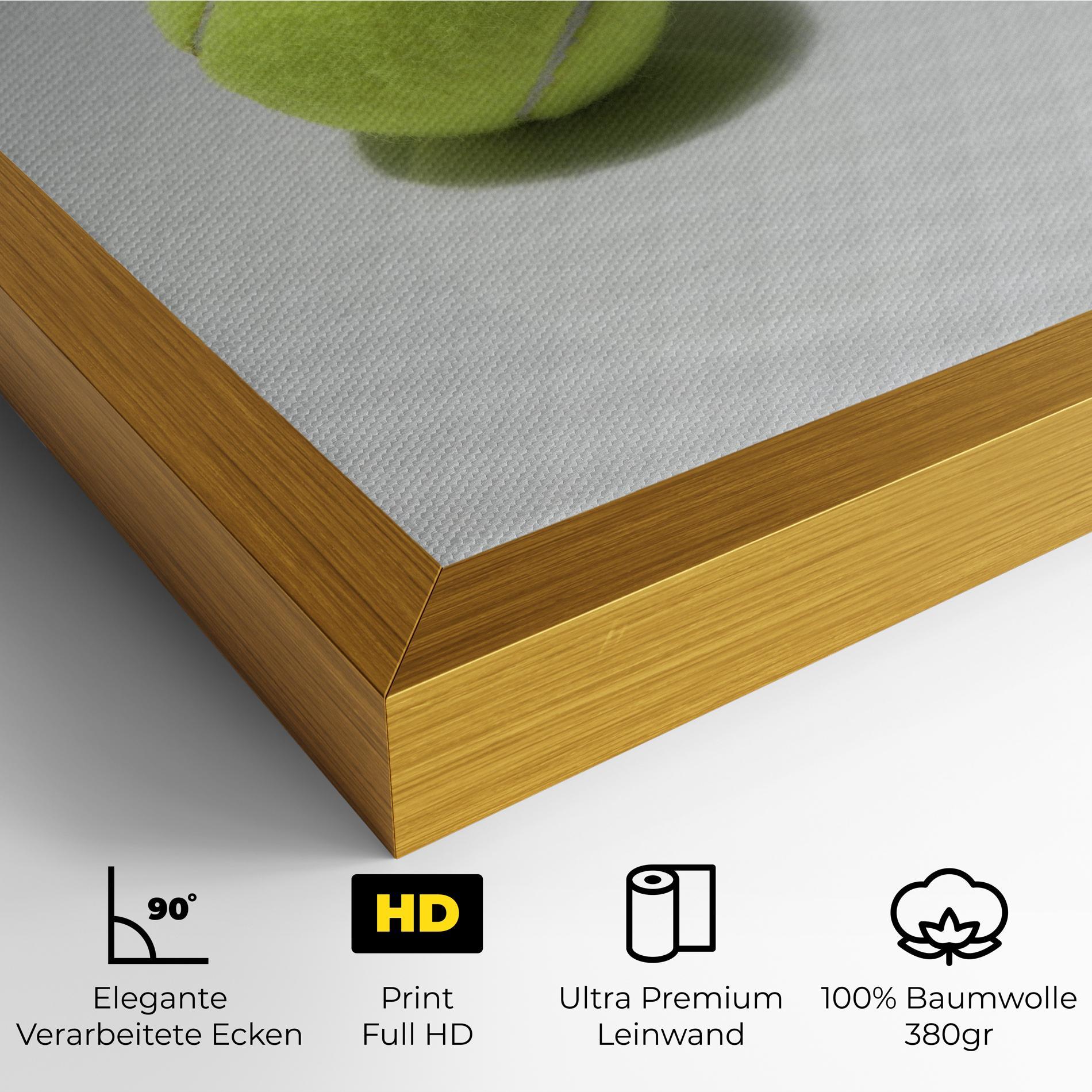 Leinwandbild Tennis Racket Shadow mockup 4