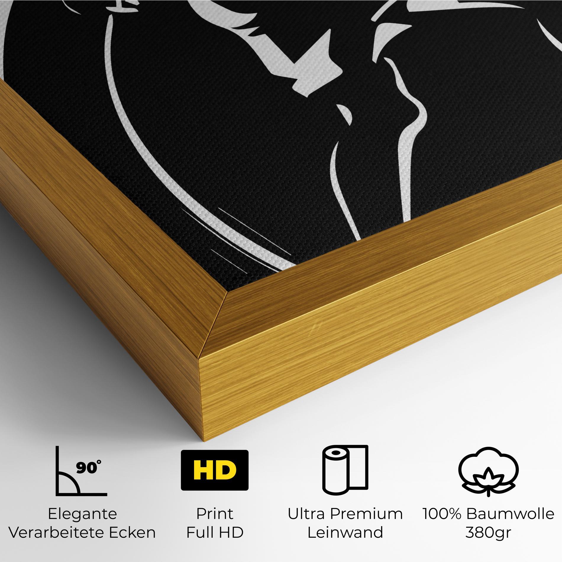 Leinwandbild White Line Tennis mockup 4