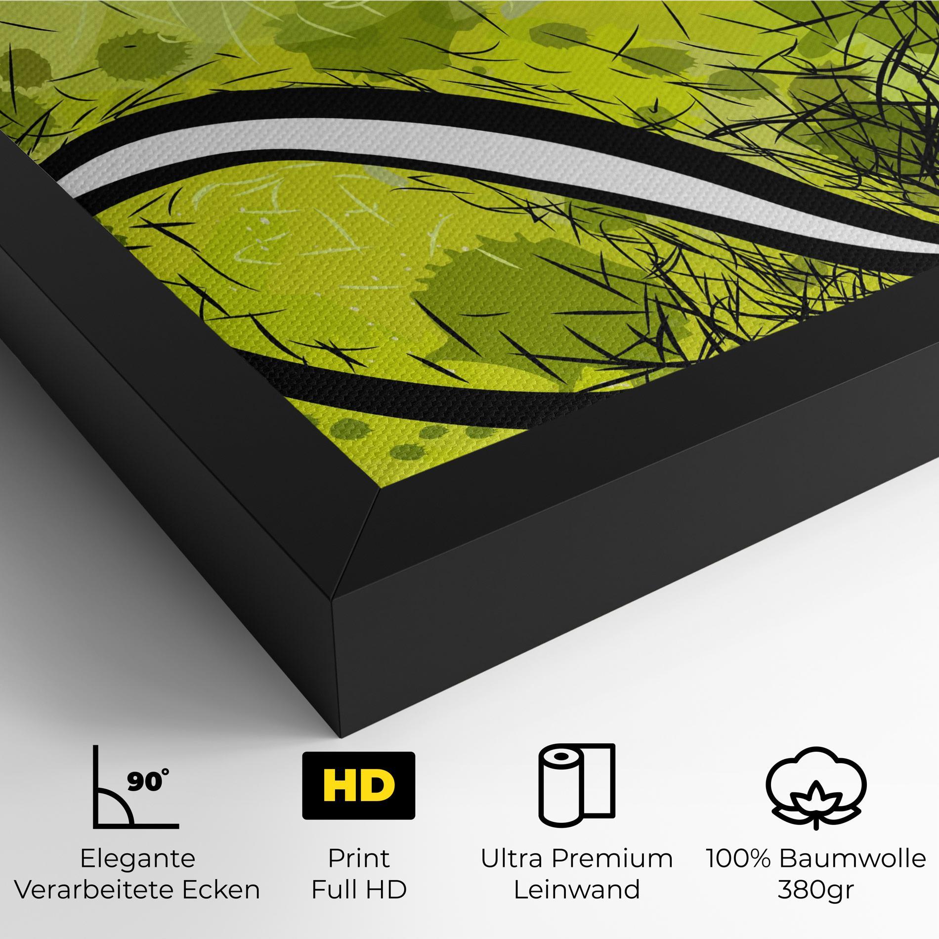 Leinwandbild Big Tennis Ball mockup 4