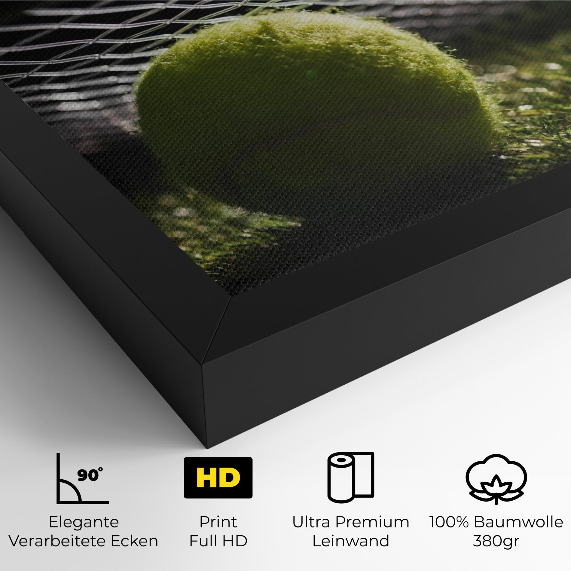 Leinwandbild Close Up Tennis Ball mockup 4