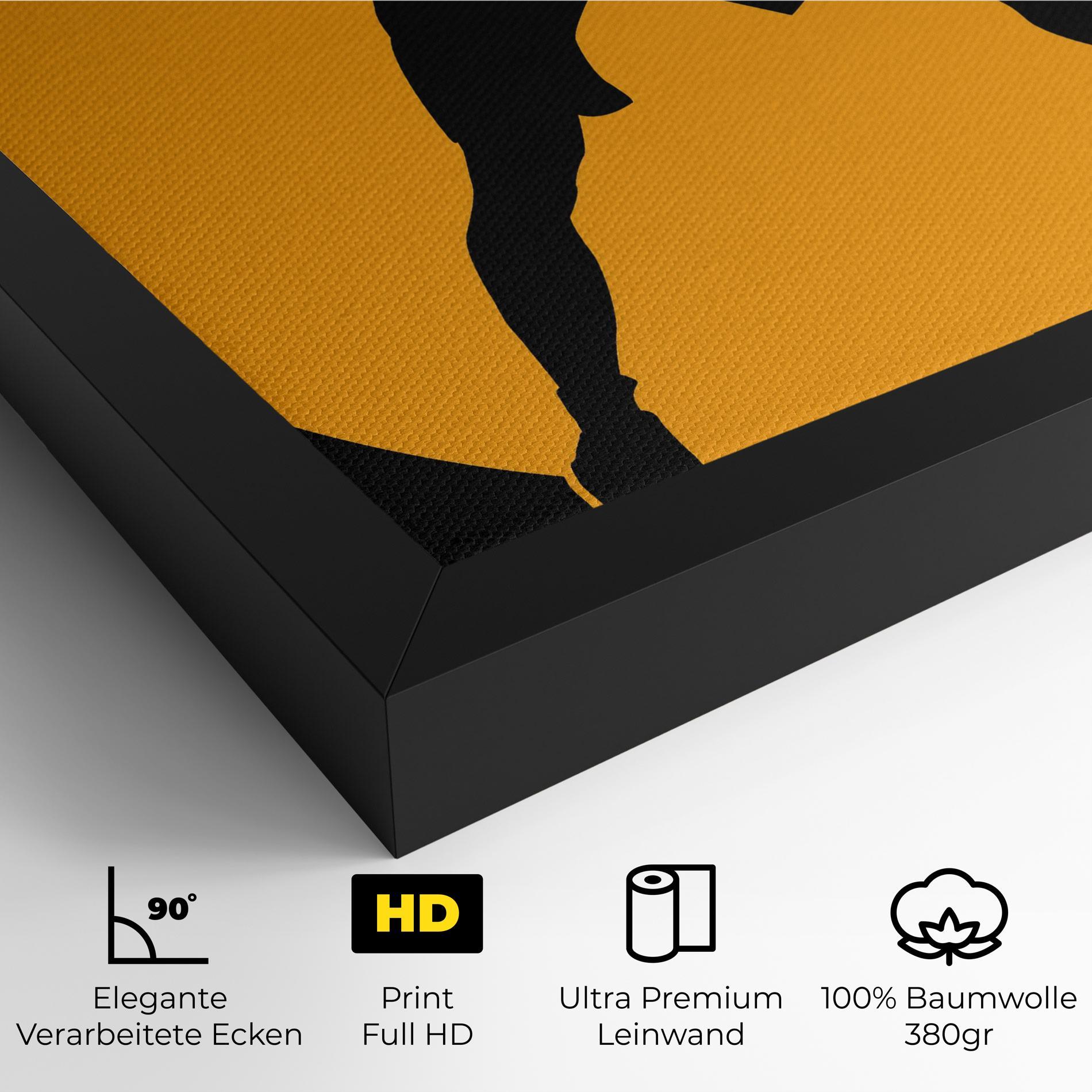 Leinwandbild Orange Tennis mockup 4