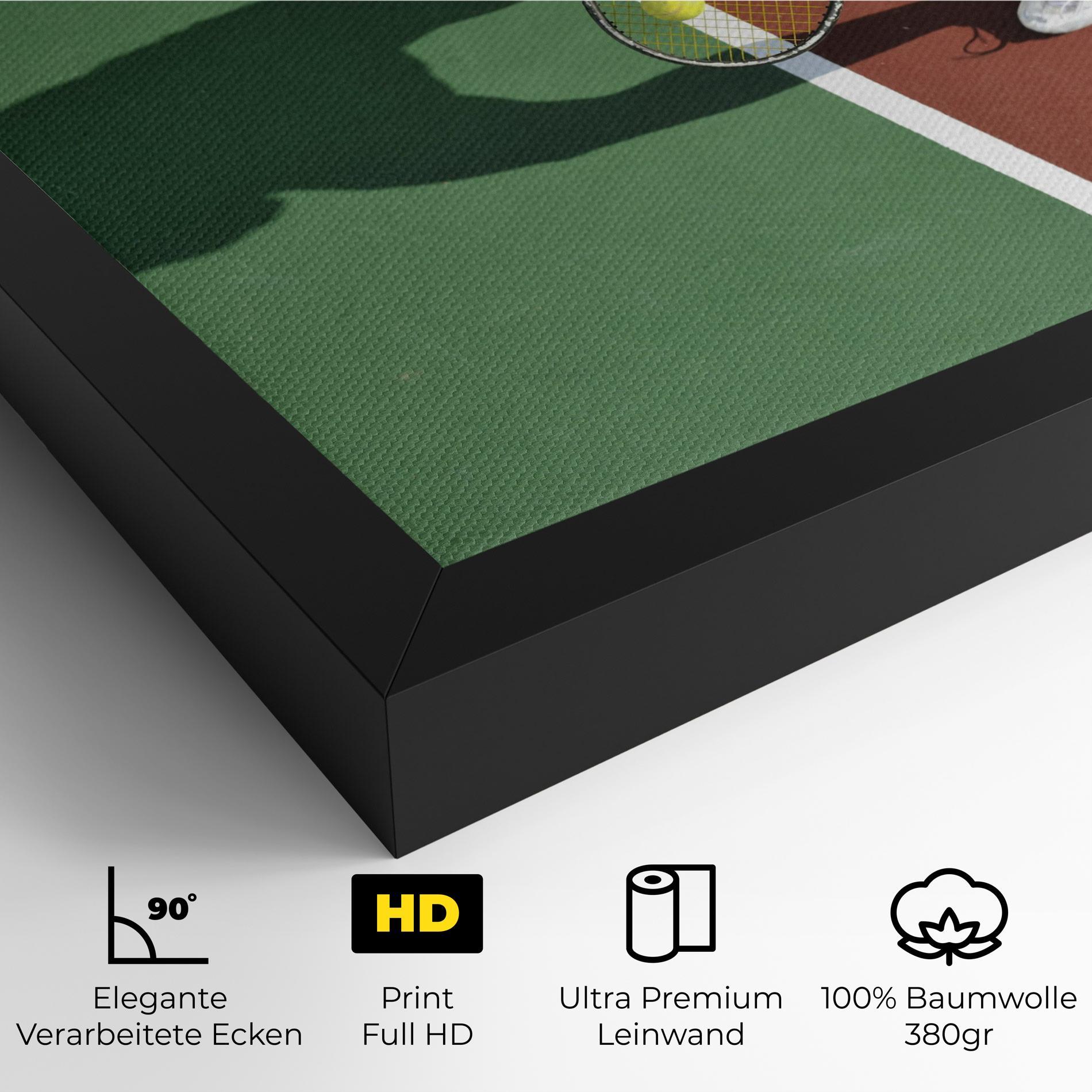 Leinwandbild Outdoor Tennis mockup 4