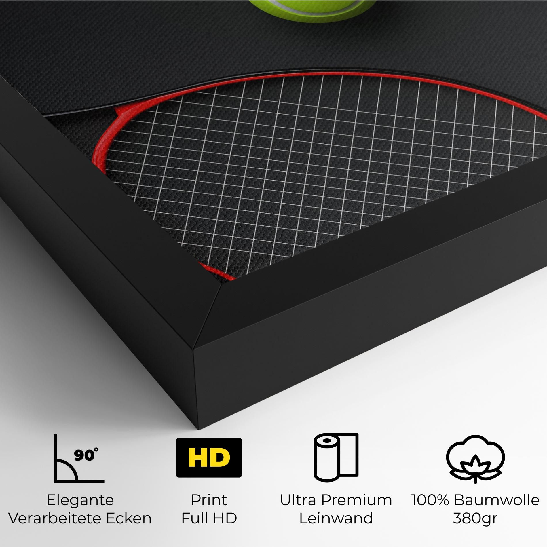 Red Tennis Rackets mockup 4