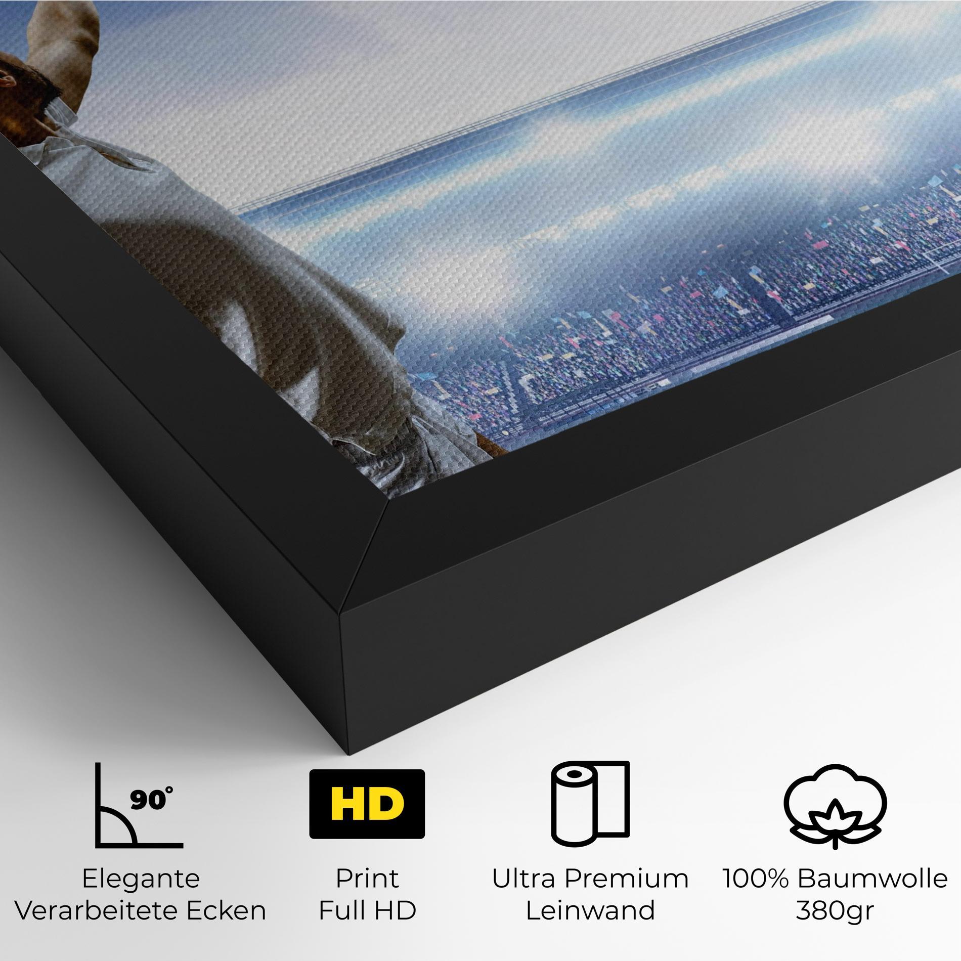 Leinwandbild Stadium Tennis Player mockup 4