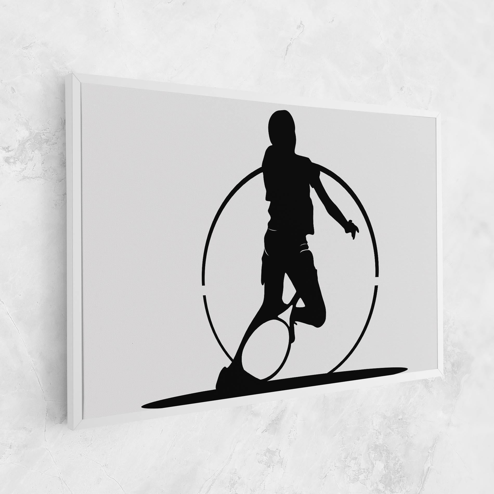 Leinwandbild Black Tennis Circle mockup 1