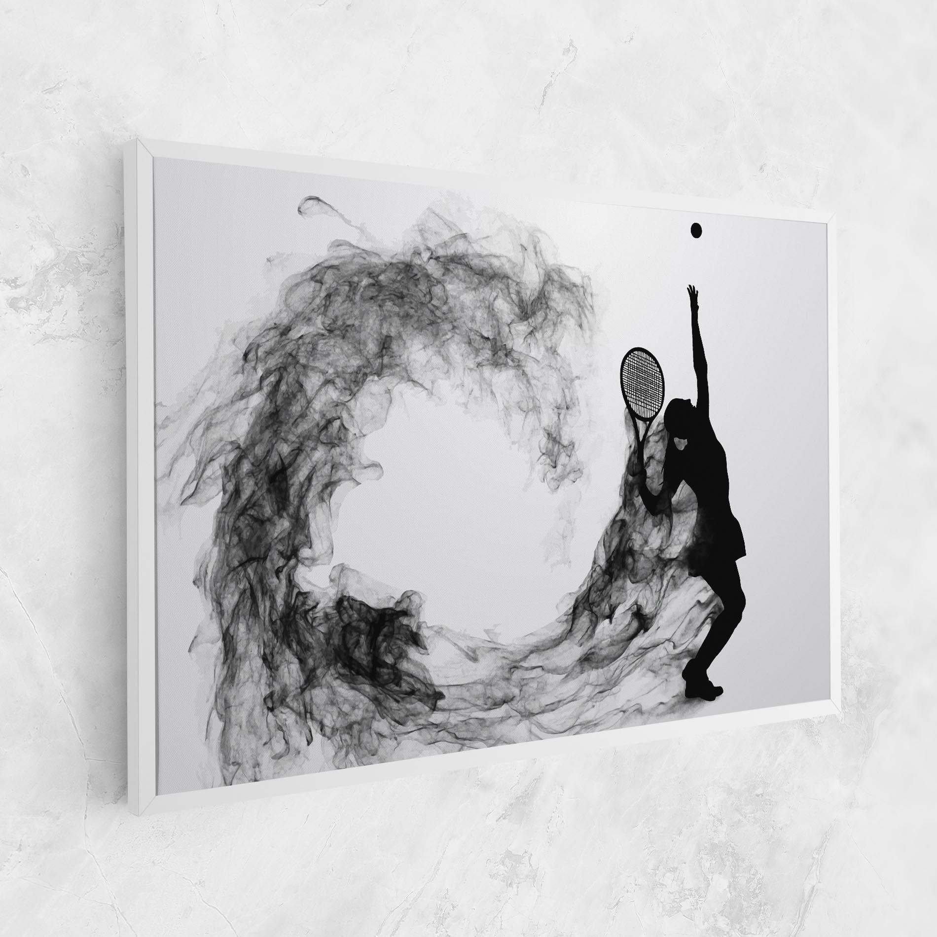 Leinwandbild Black Tennis Smoke mockup 1