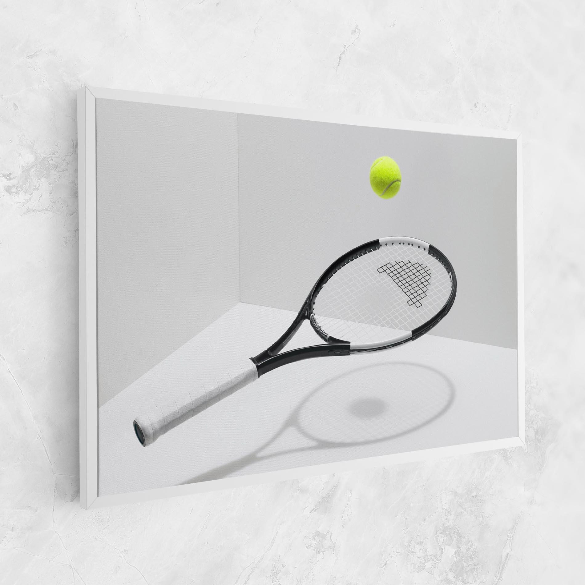 Leinwandbild Floating Tennis Racket mockup 1