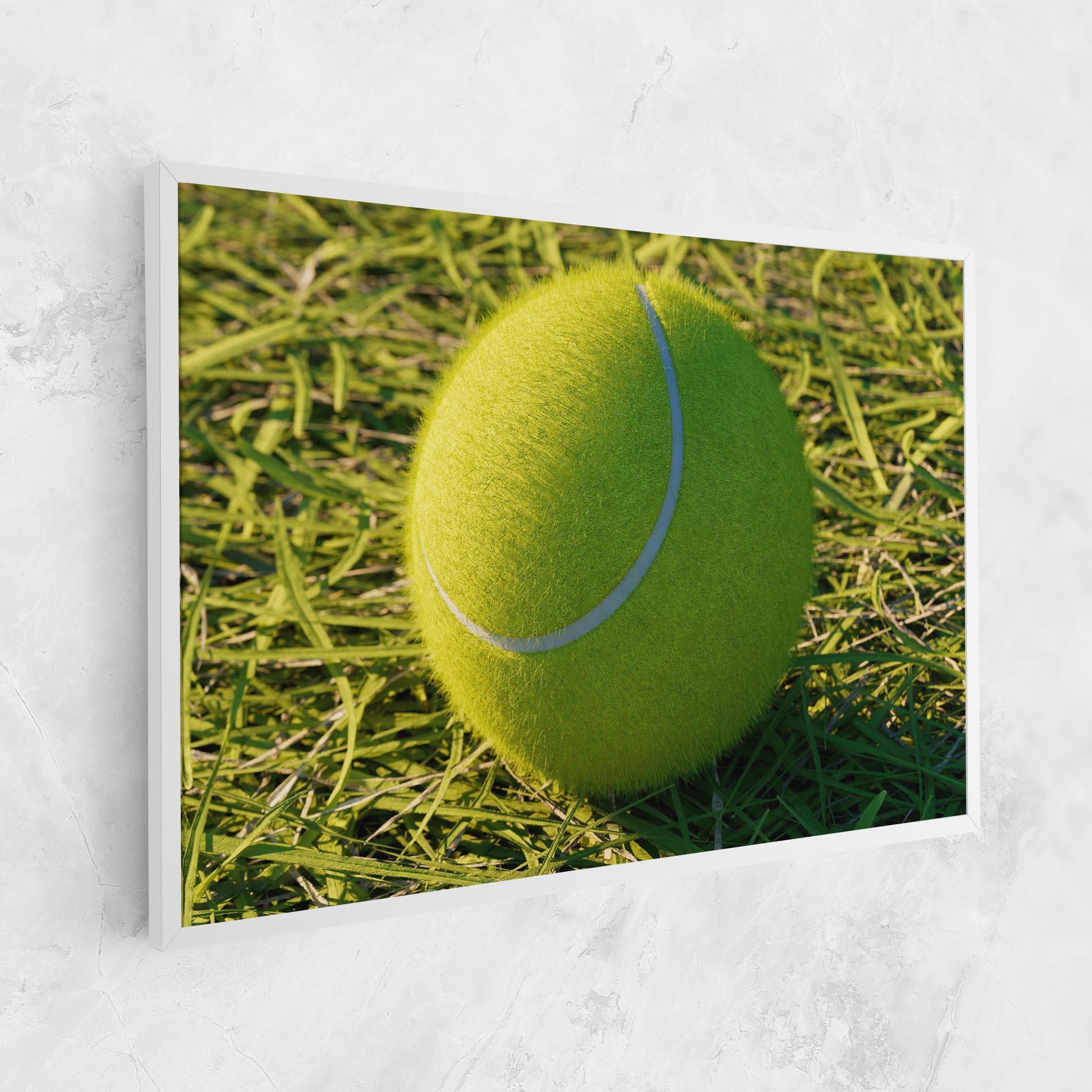 Leinwandbild Green Tennis Ball mockup 1