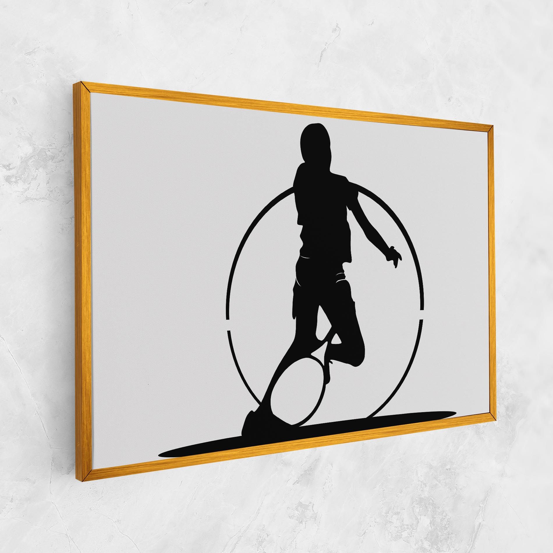 Black Tennis Circle mockup 1