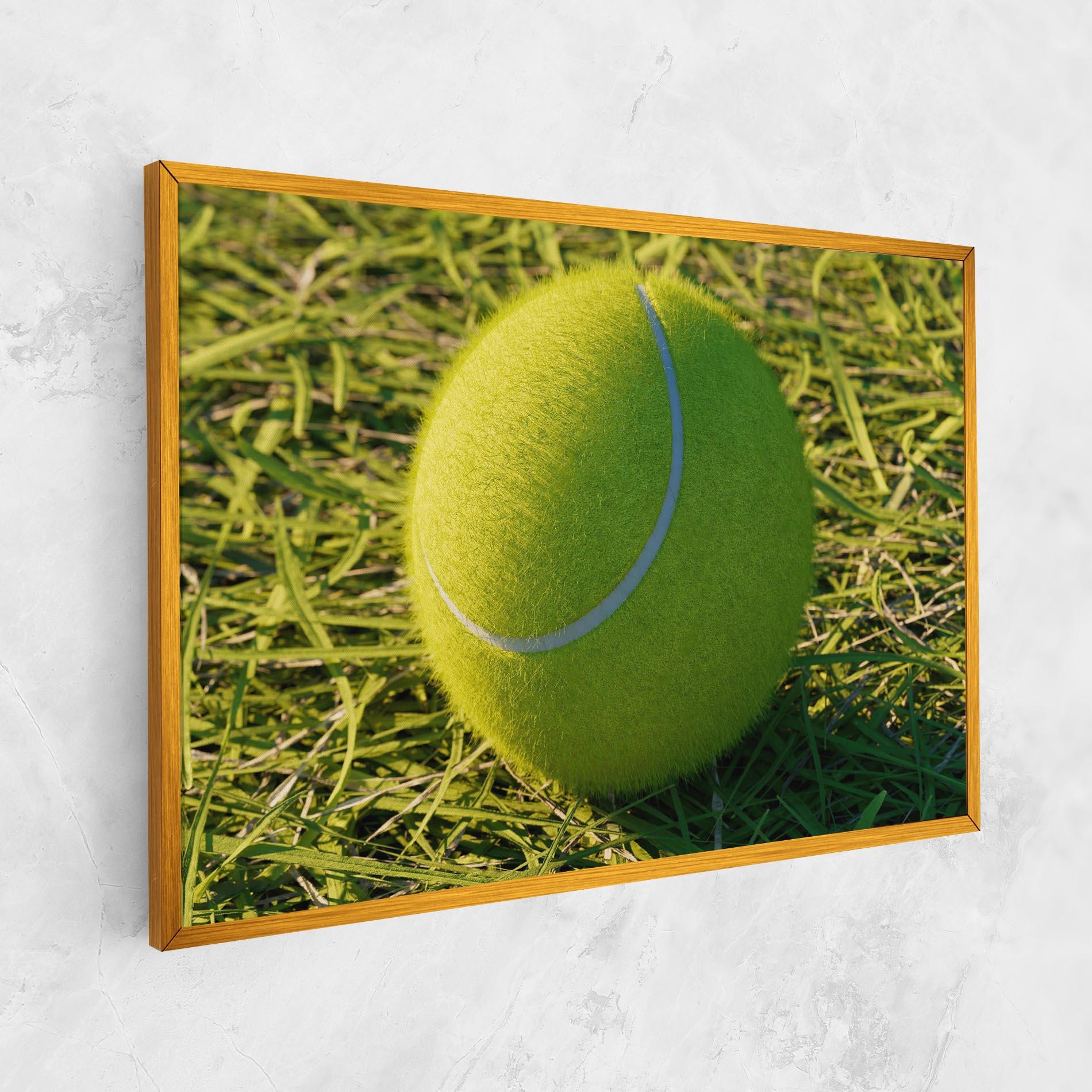Leinwandbild Green Tennis Ball mockup 1