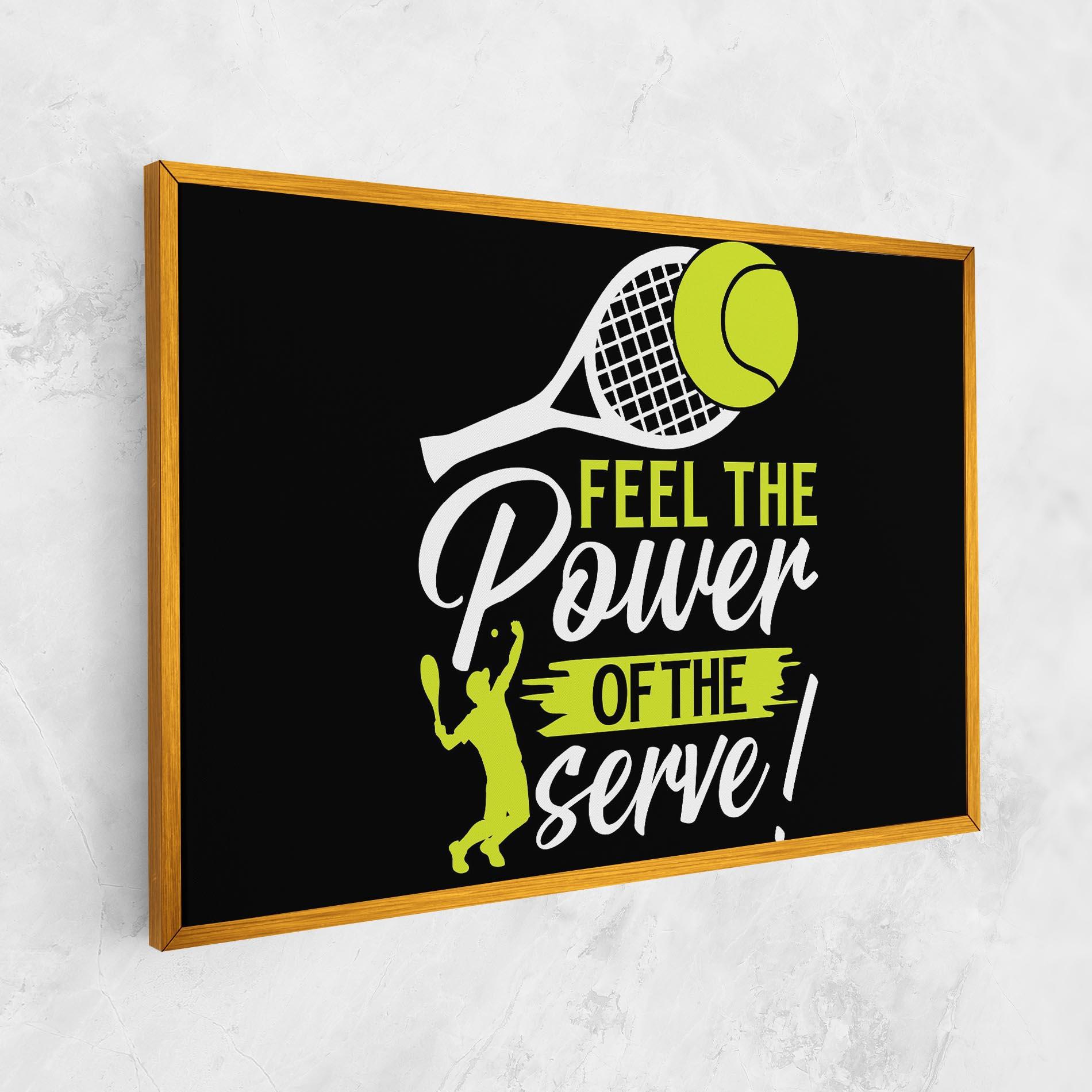 Leinwandbild Power Serve mockup 1