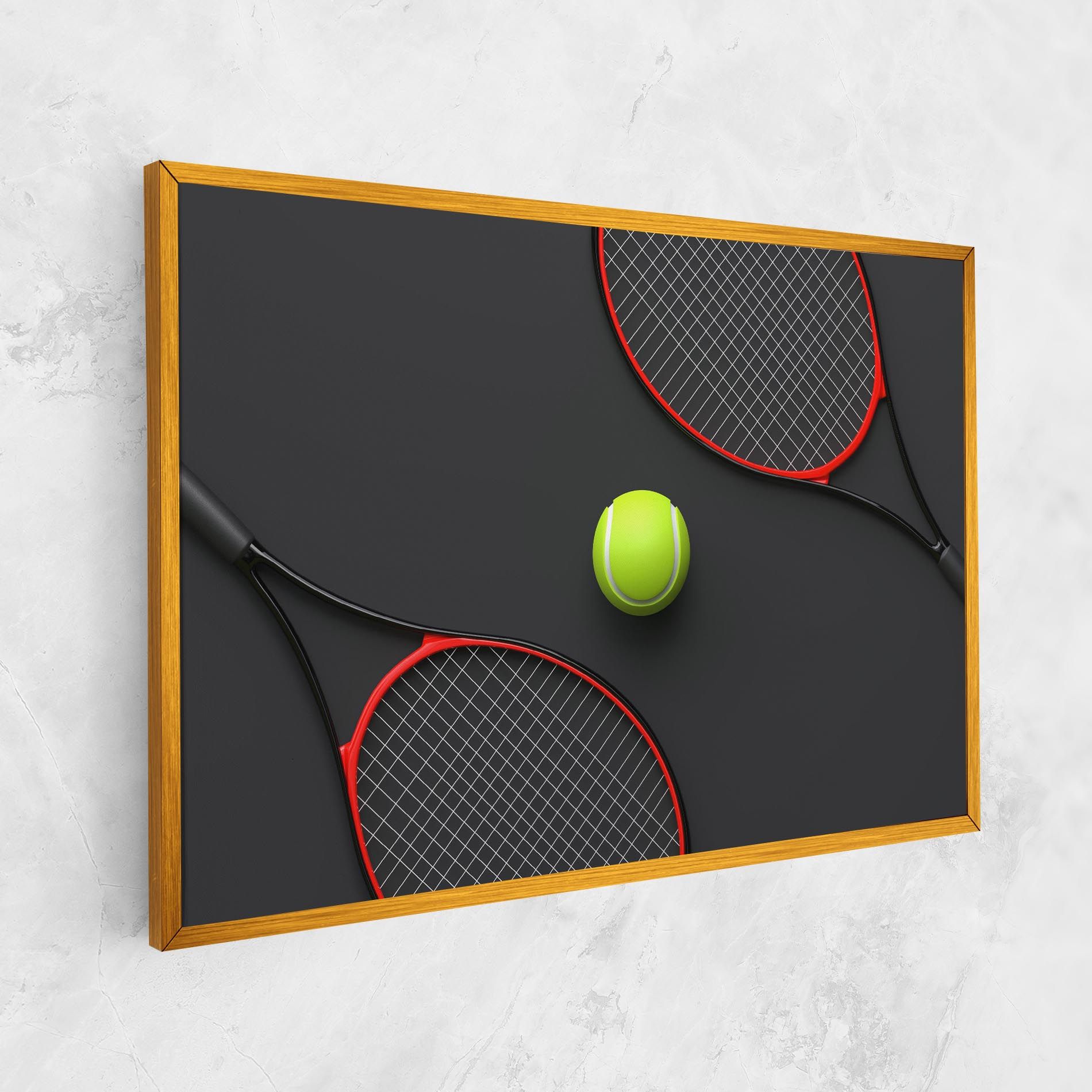 Red Tennis Rackets mockup 1