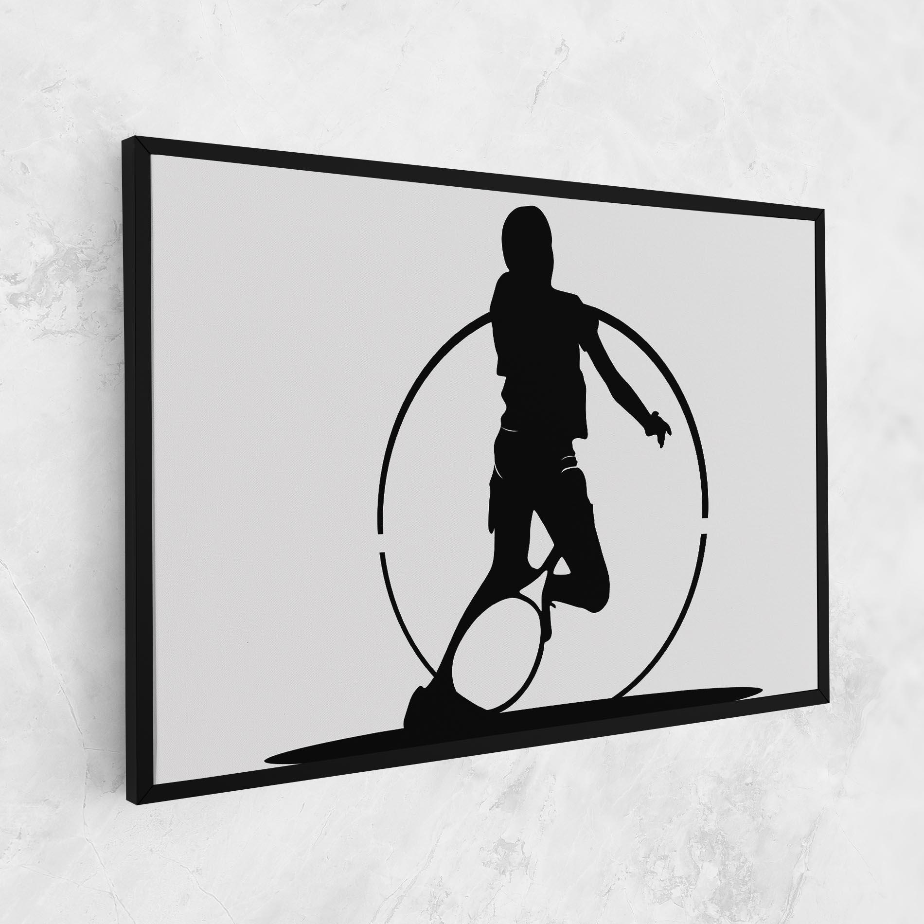 Leinwandbild Black Tennis Circle mockup 1