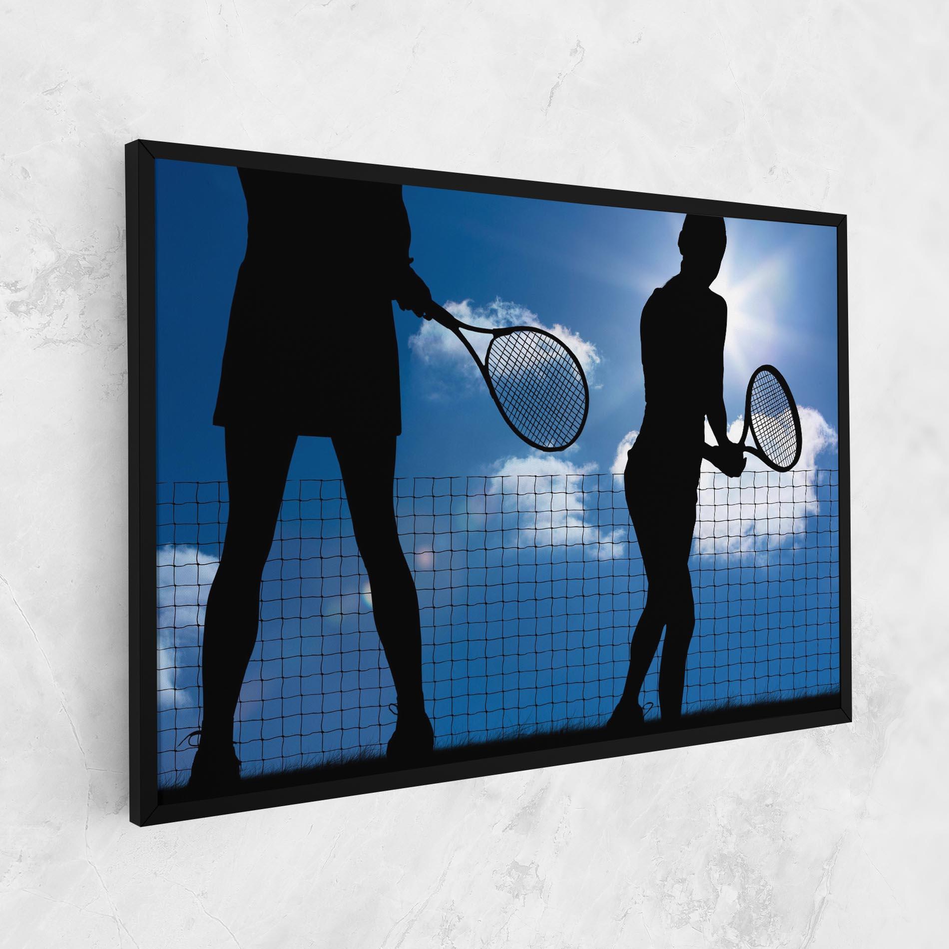 Leinwandbild Blue Sky Tennis mockup 1
