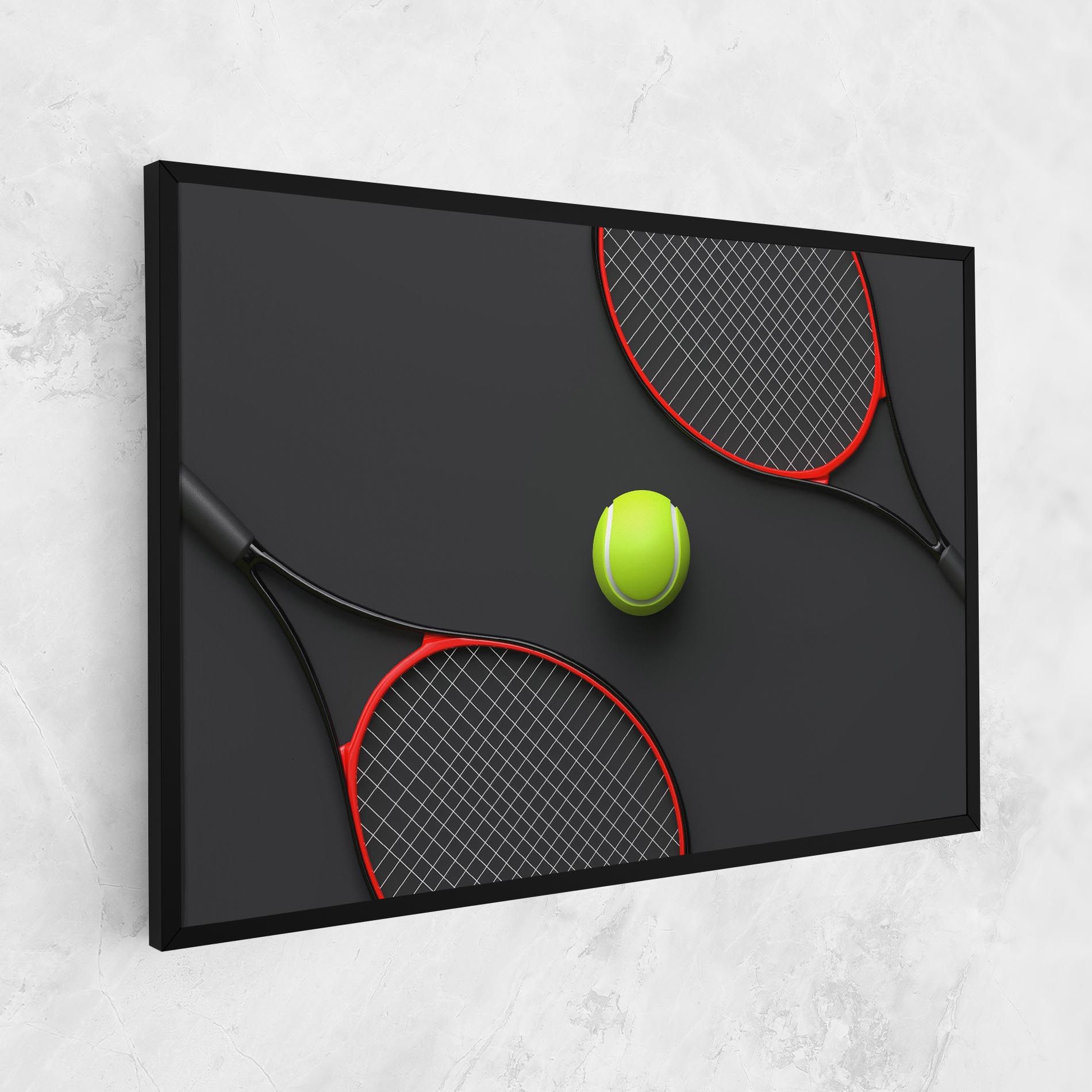 Red Tennis Rackets mockup 1