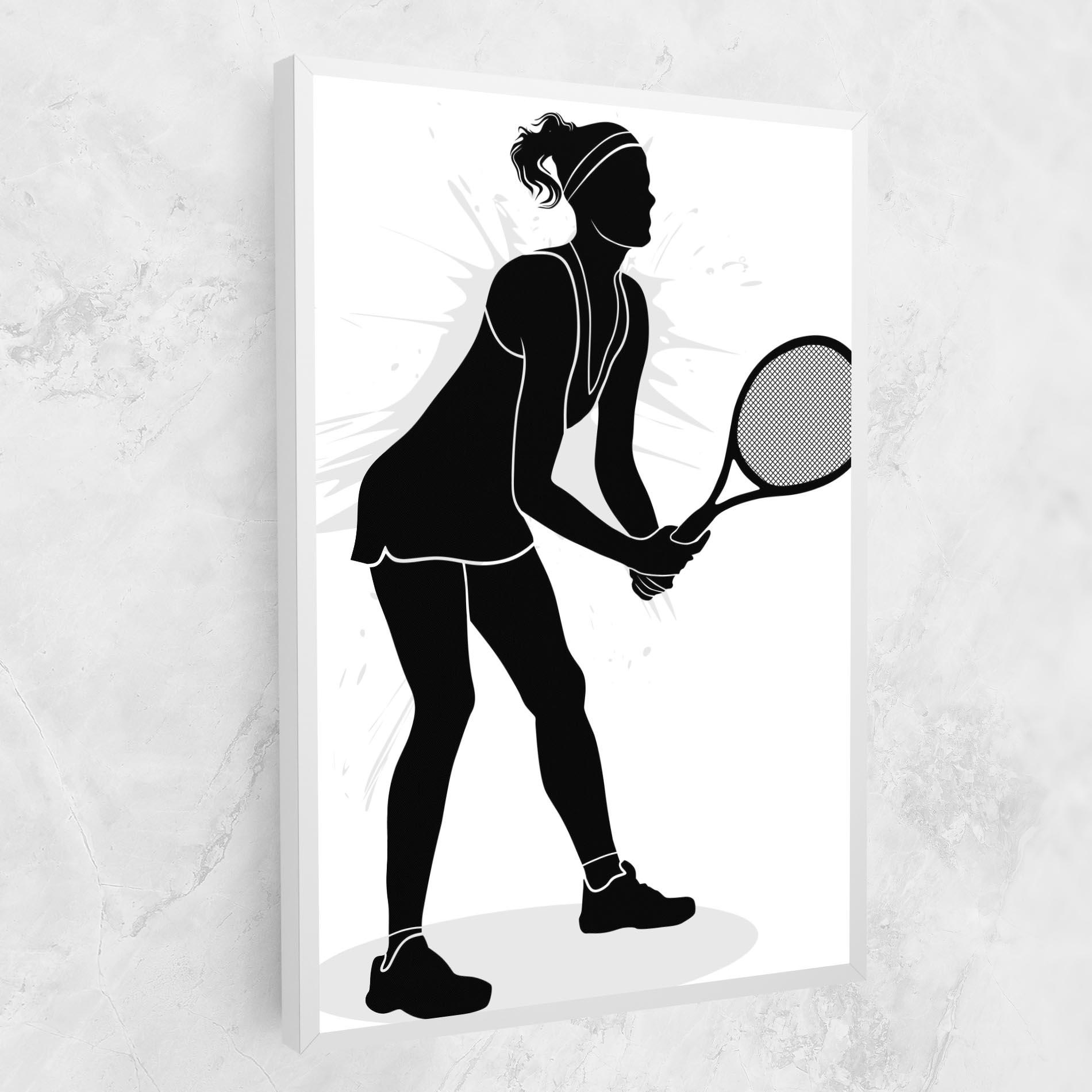 Leinwandbild Female Tennis Player mockup 1