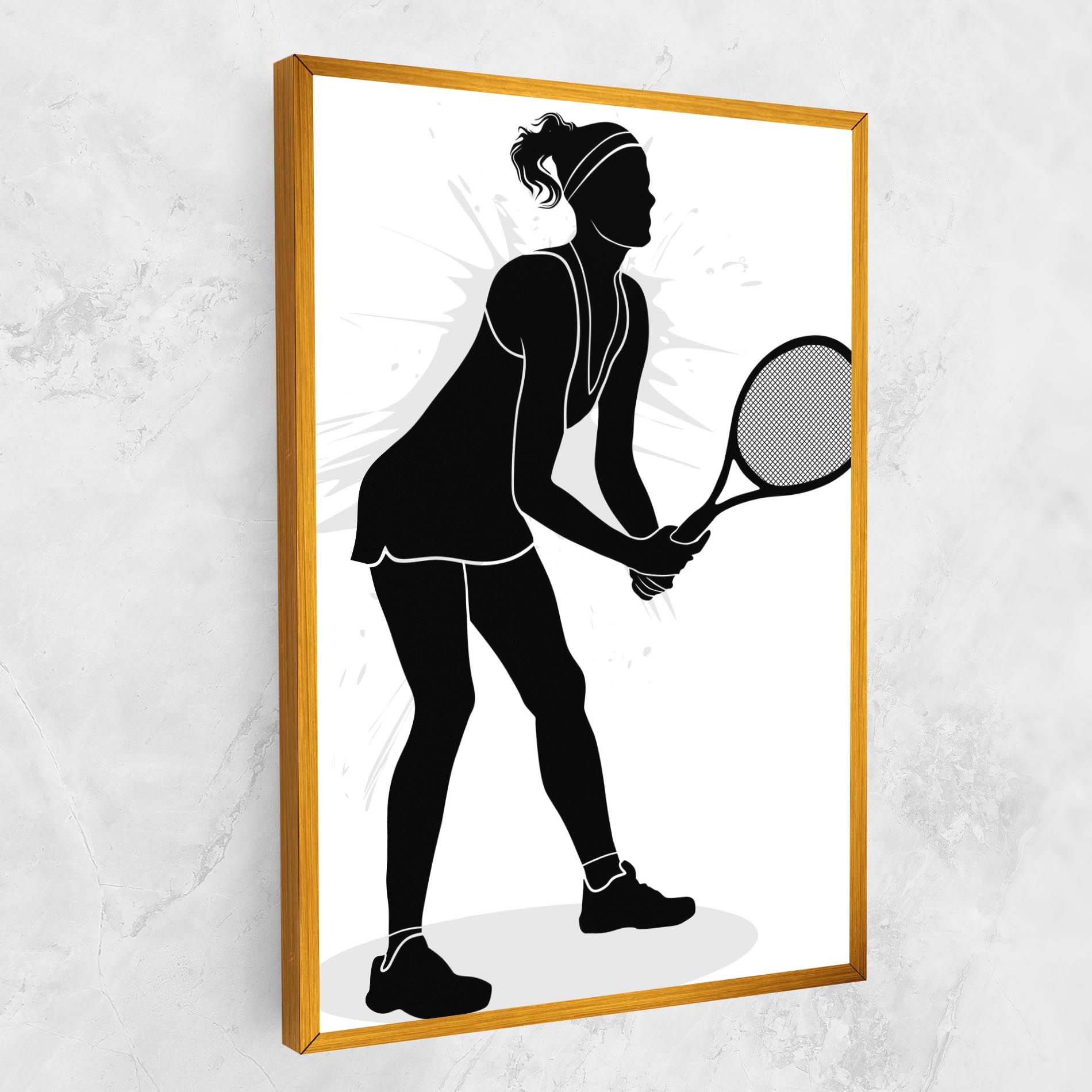 Female Tennis Player mockup 1