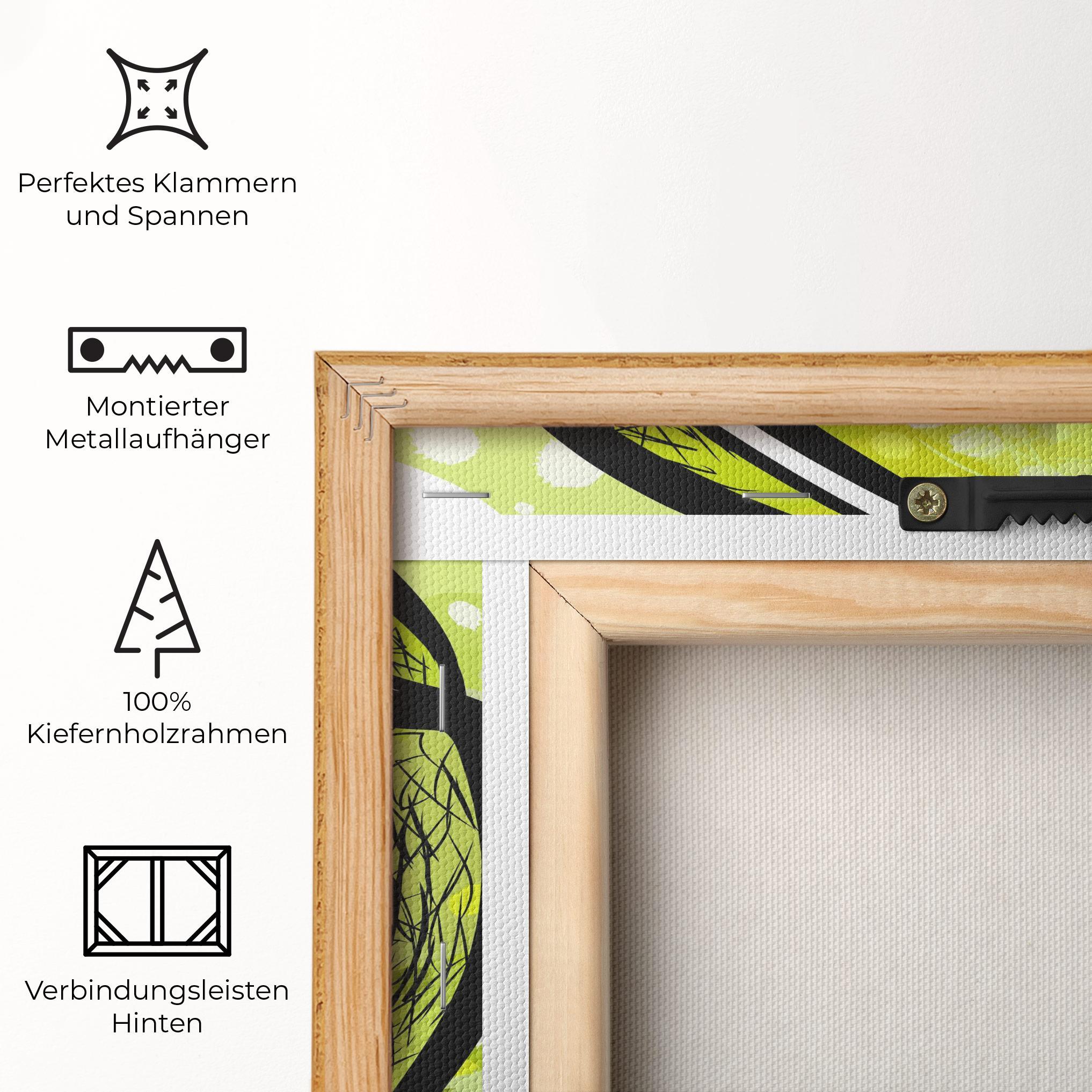 Leinwandbild Big Tennis Ball mockup 5