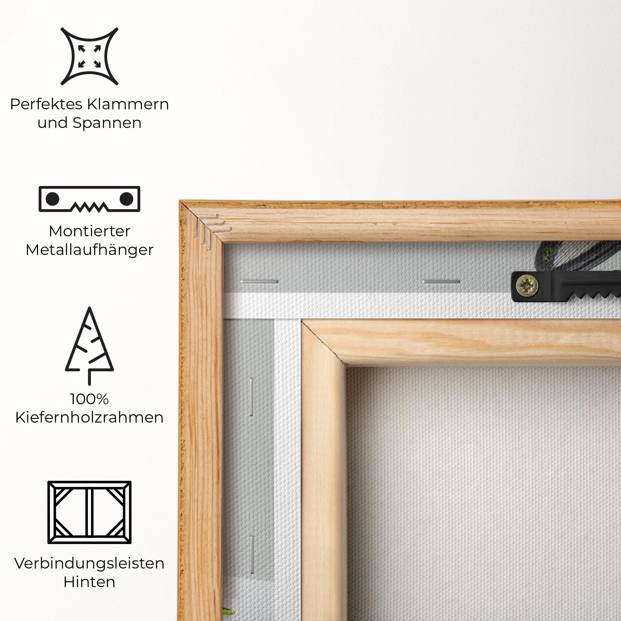 Leinwandbild Broken Tennis Ball mockup 5