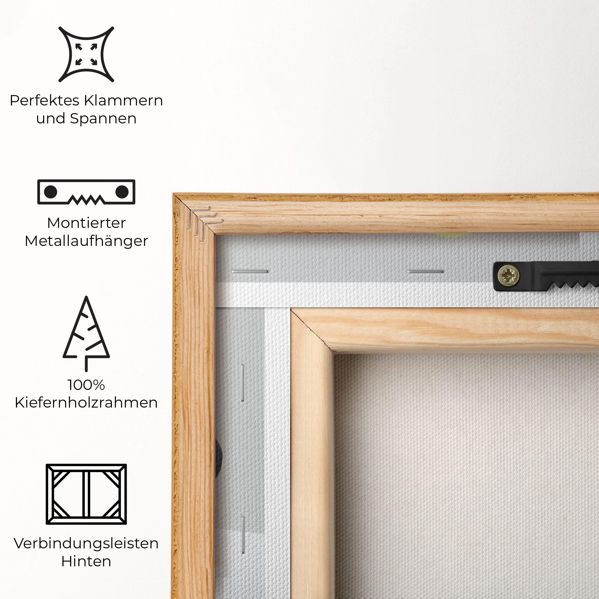 Leinwandbild Floating Tennis Racket mockup 5