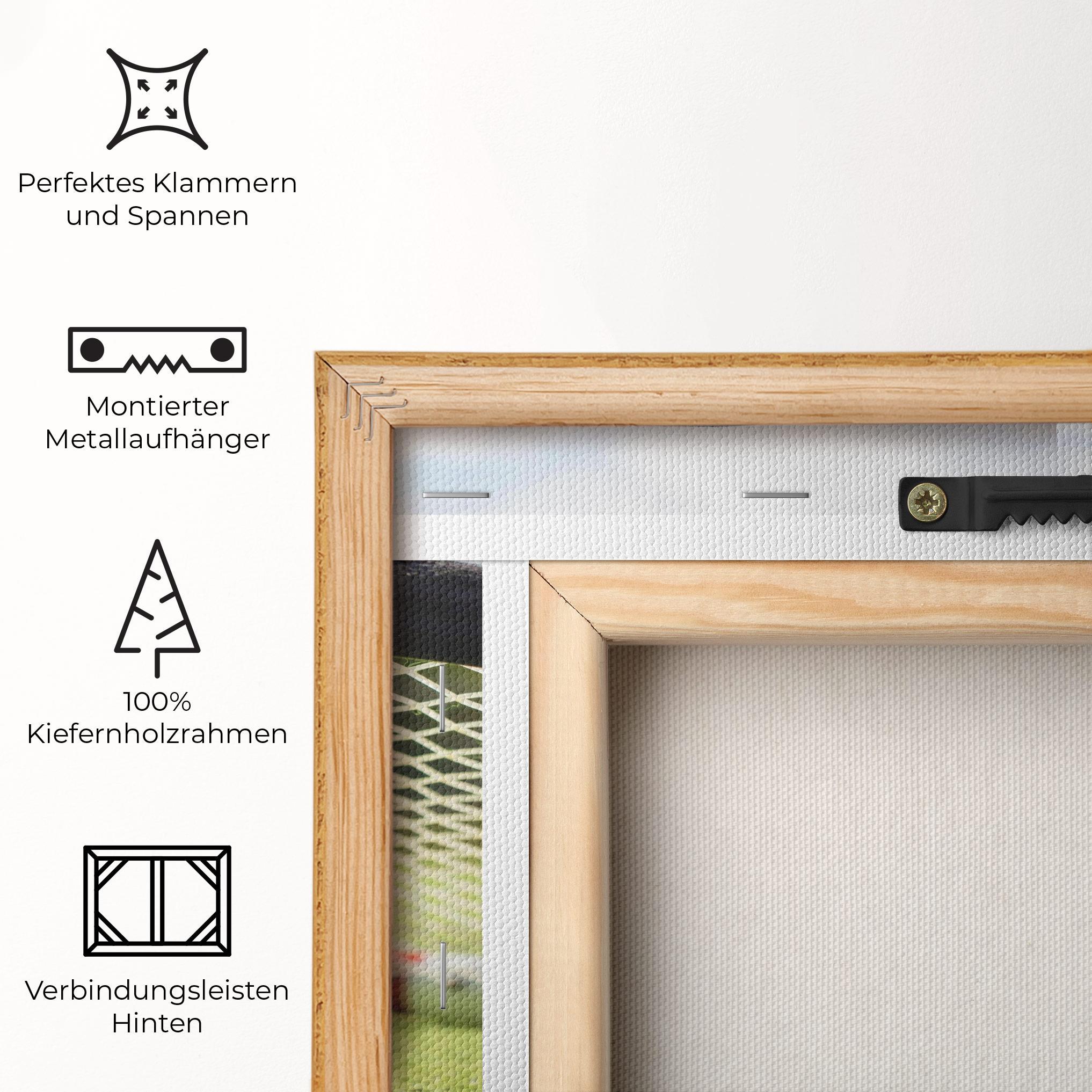 Leinwandbild Grass Tennis Balls mockup 5