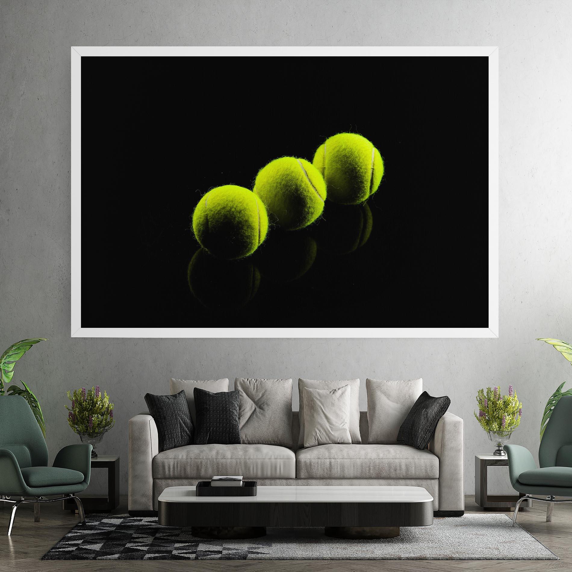Leinwandbild 3 Tennis Balls mockup 7