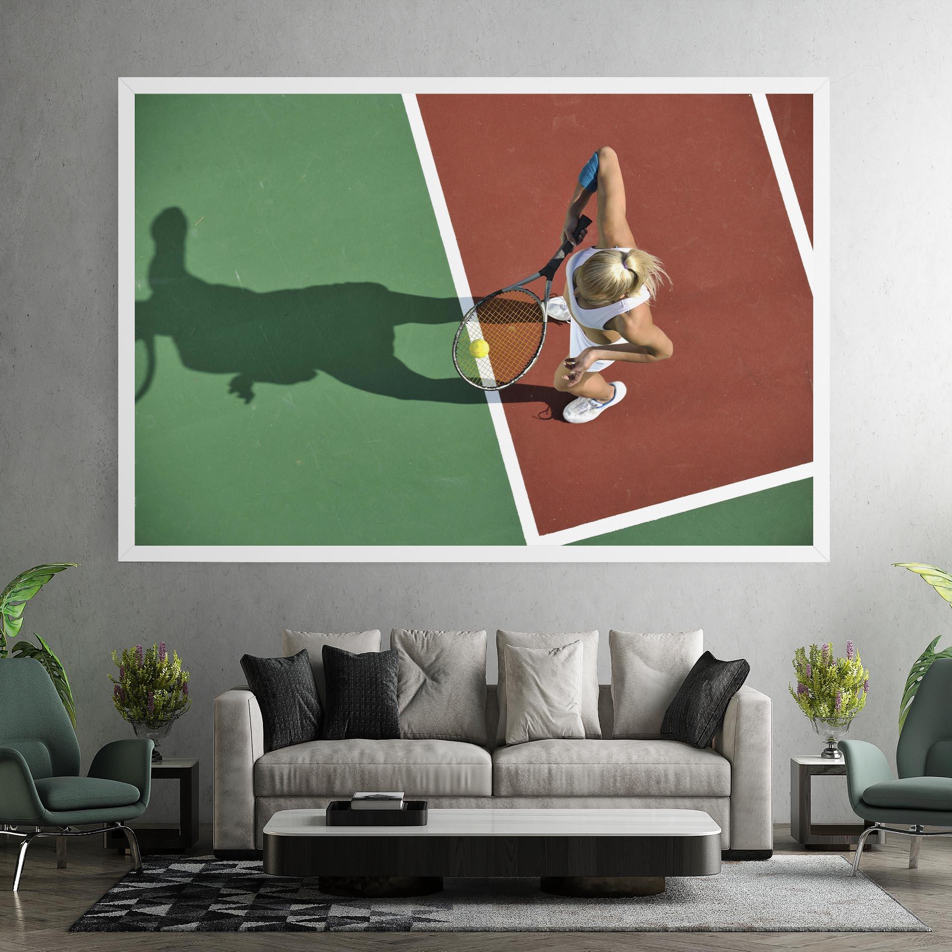 Leinwandbild Outdoor Tennis mockup 7