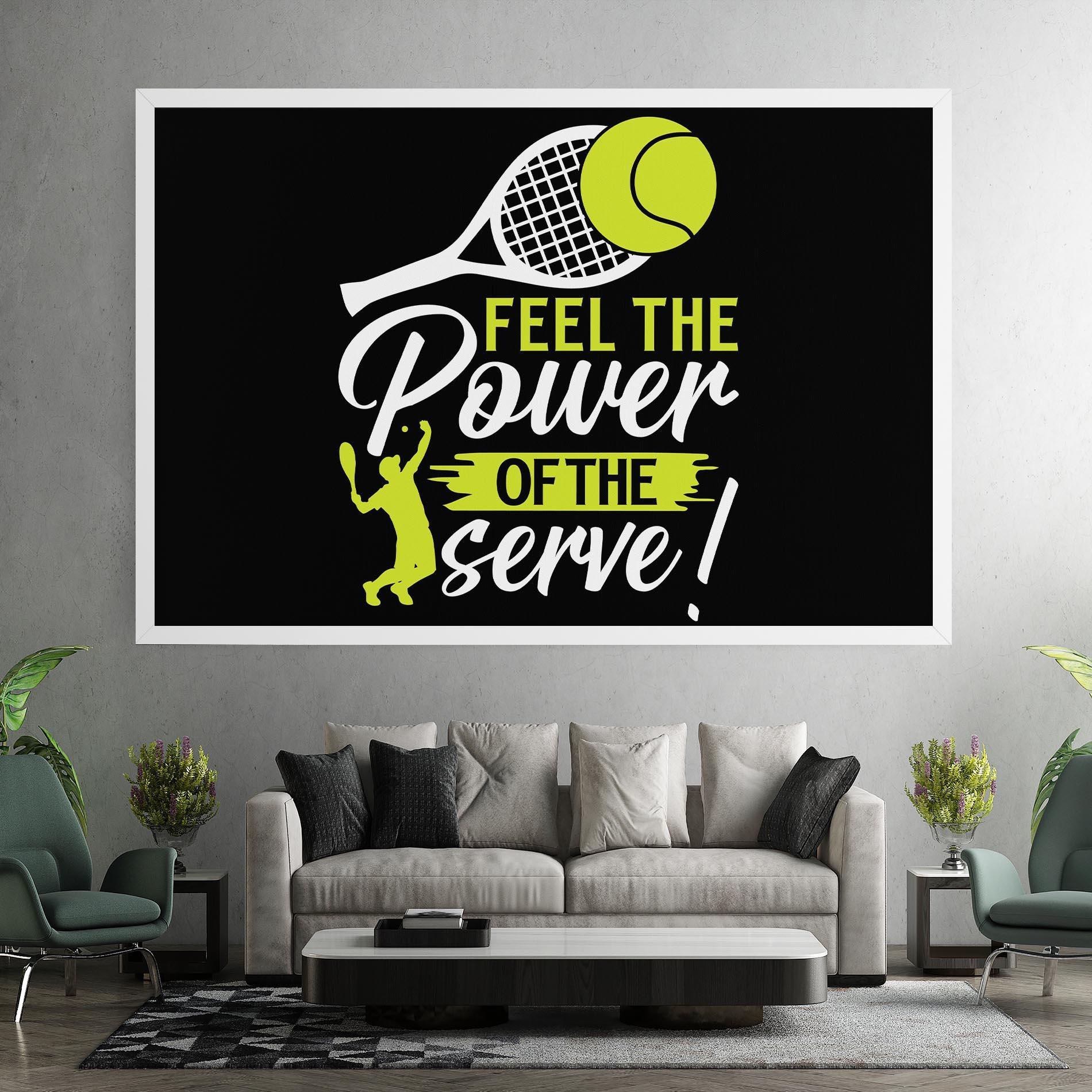 Leinwandbild Power Serve mockup 7