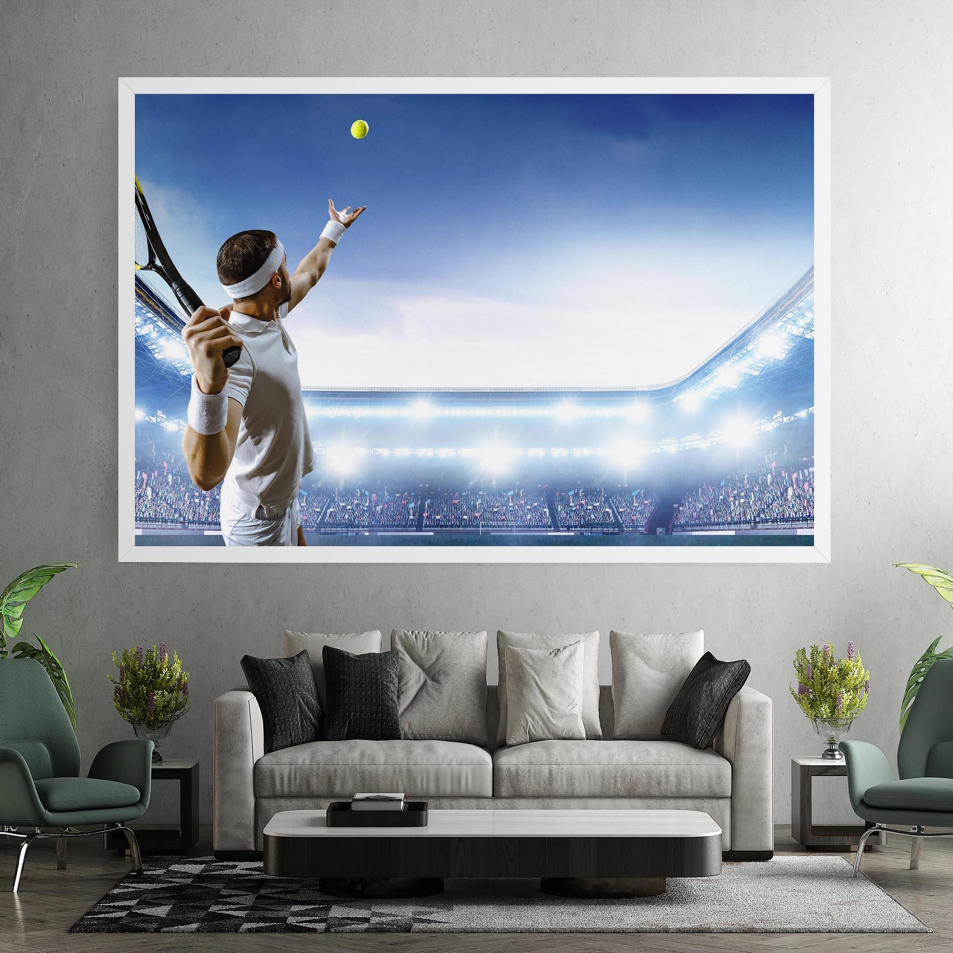 Leinwandbild Stadium Tennis Player mockup 7