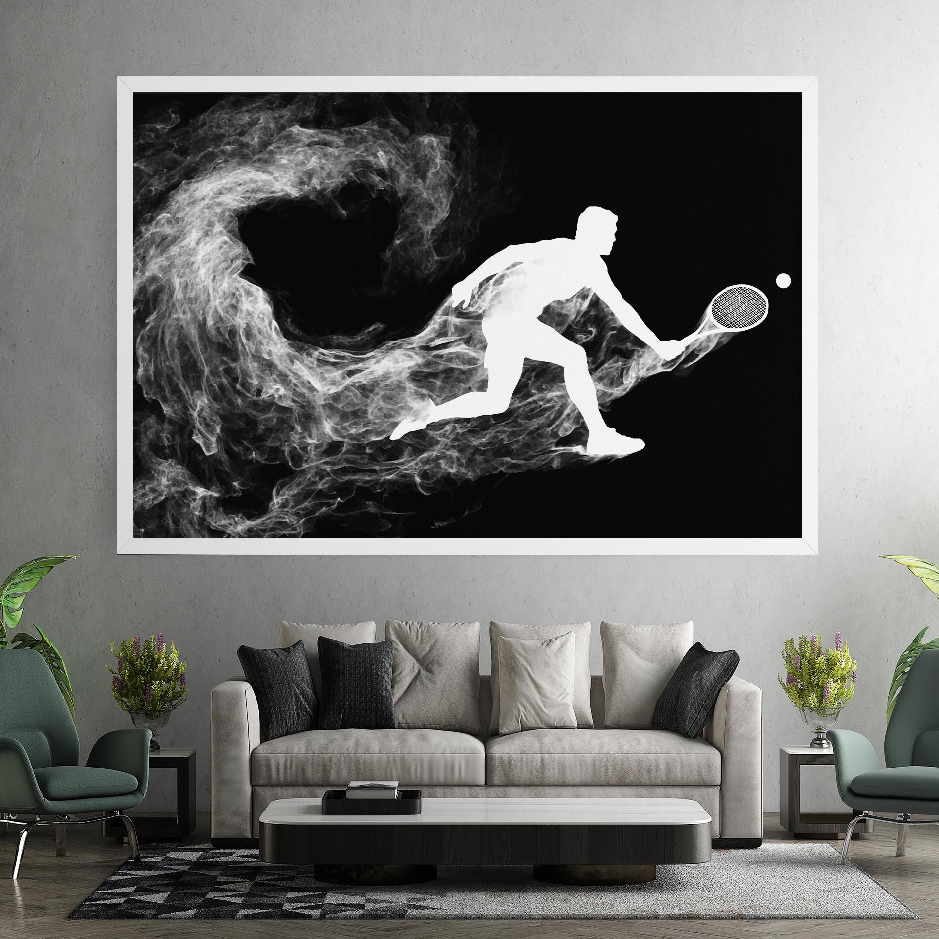 Leinwandbild Tennis White Smoke mockup 7