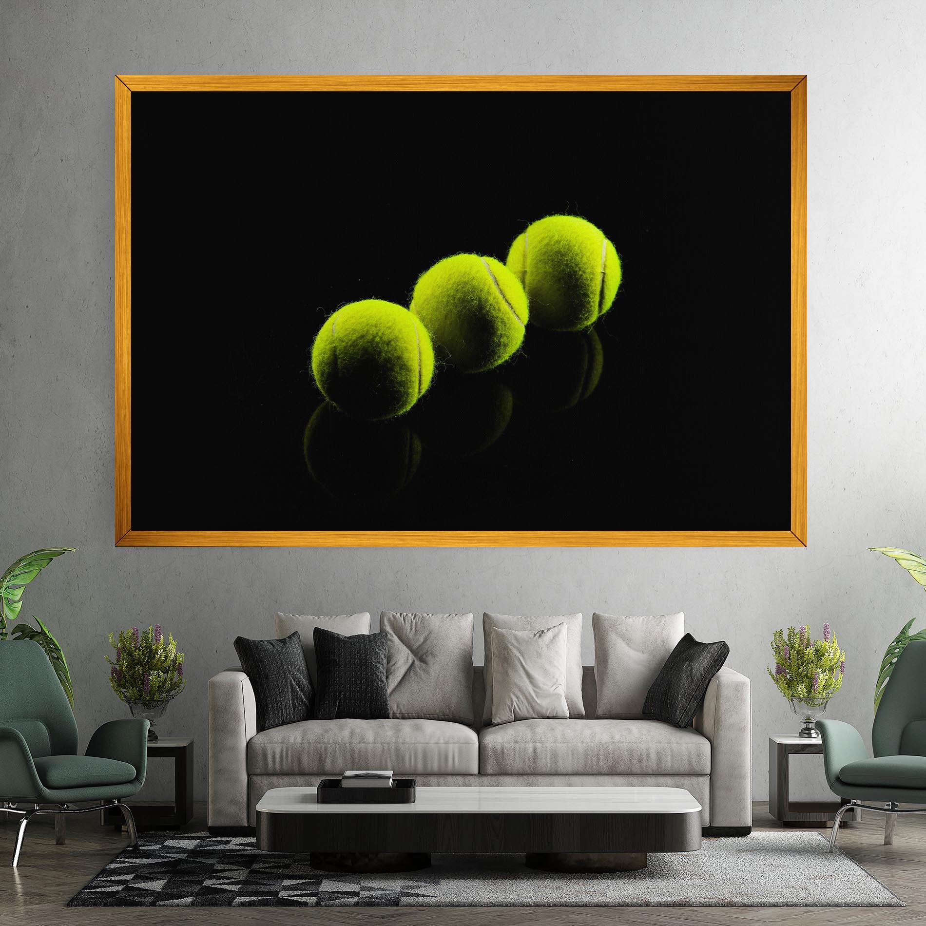 Leinwandbild 3 Tennis Balls mockup 7