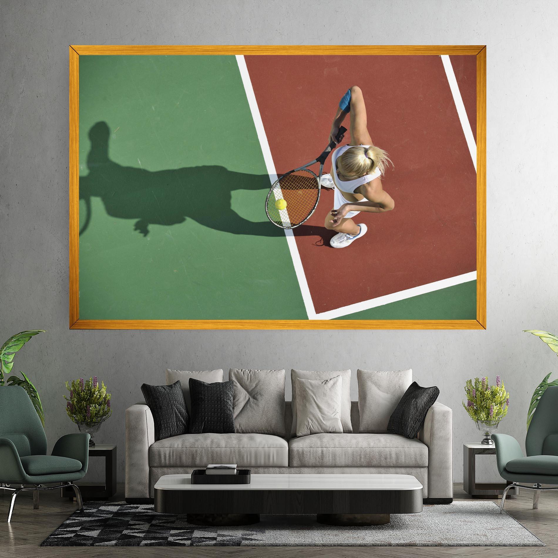 Leinwandbild Outdoor Tennis mockup 7