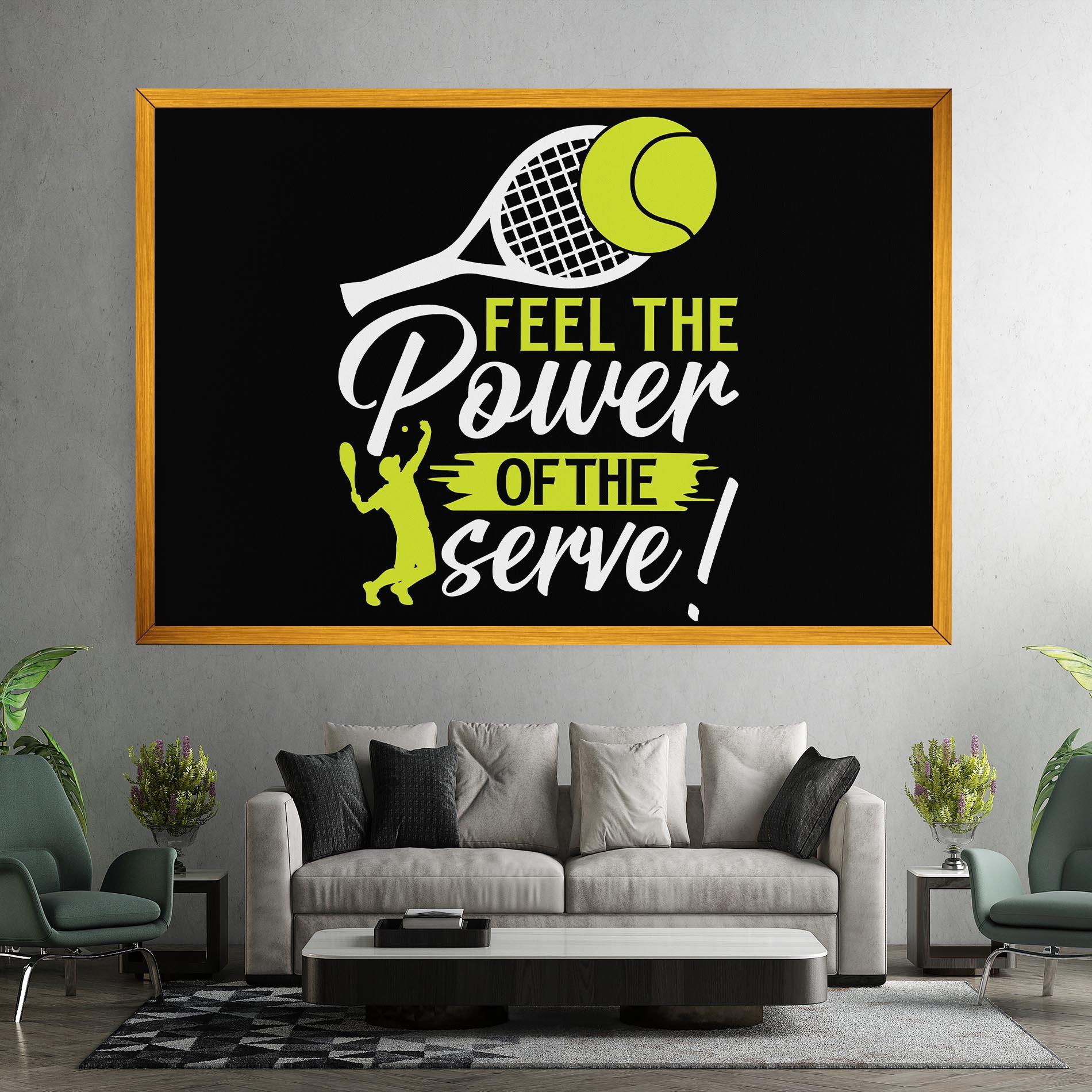Leinwandbild Power Serve mockup 7