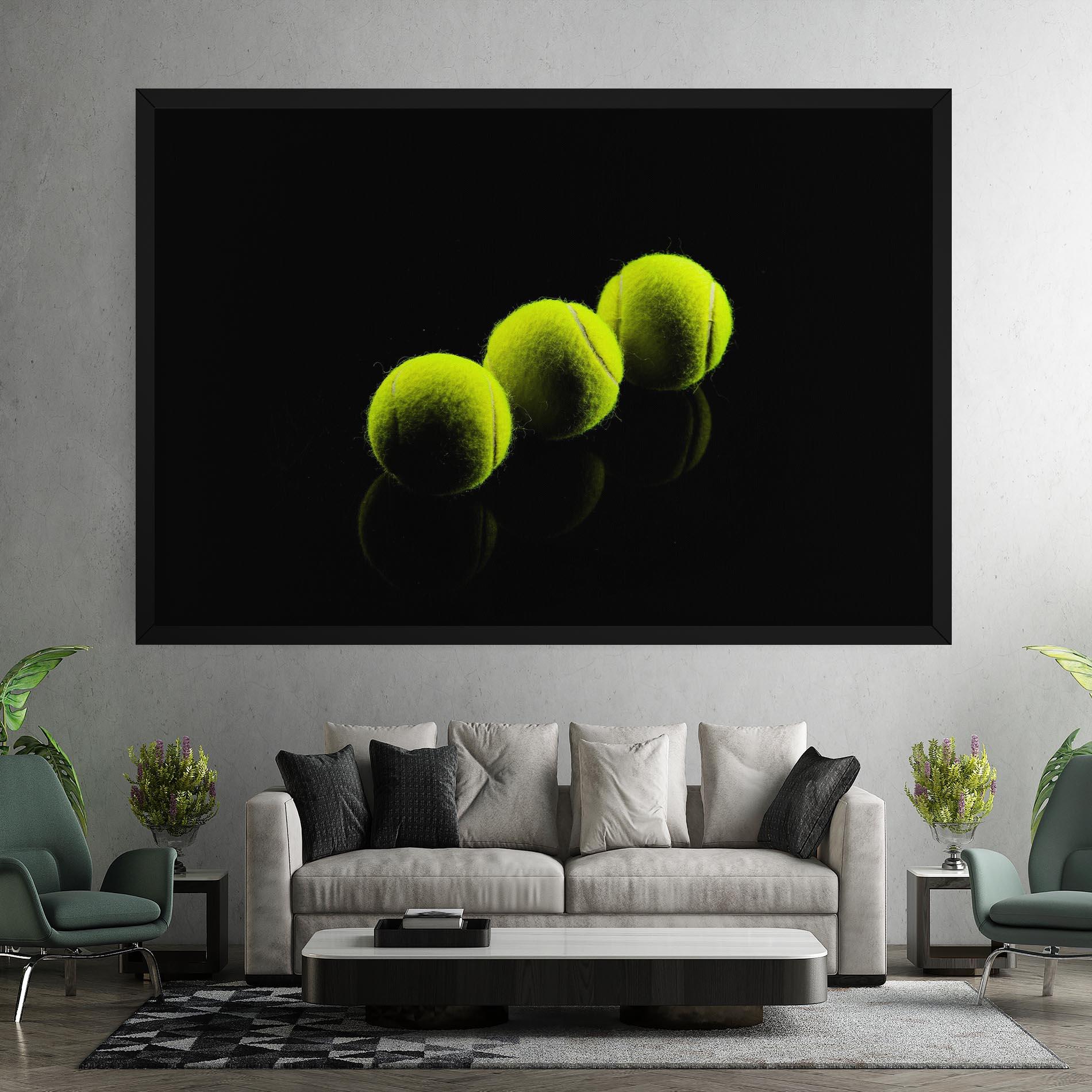 Leinwandbild 3 Tennis Balls mockup 7