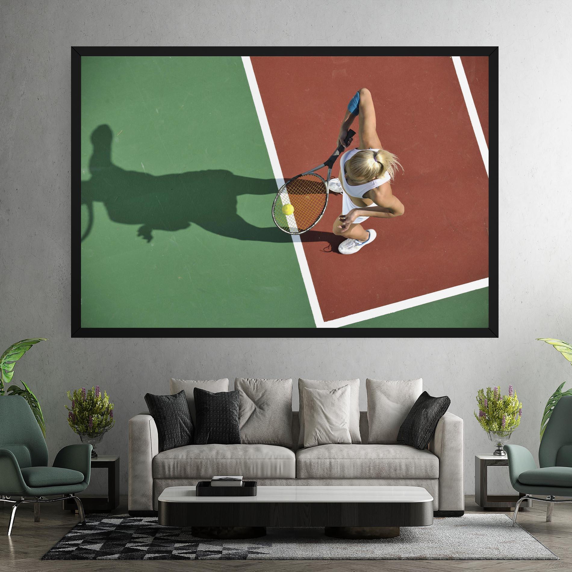 Leinwandbild Outdoor Tennis mockup 7