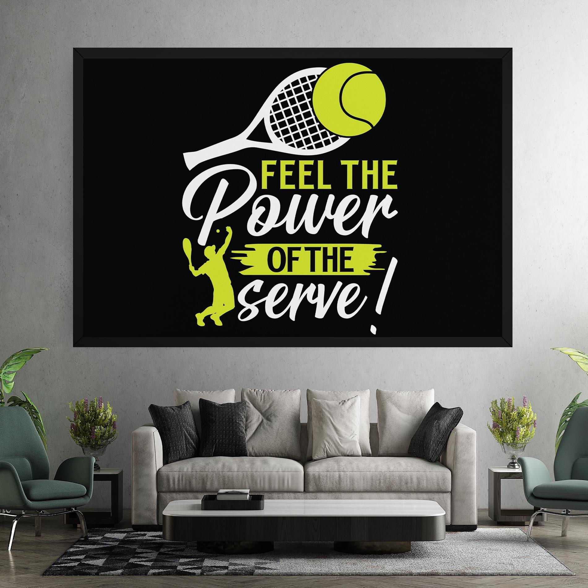 Leinwandbild Power Serve mockup 7