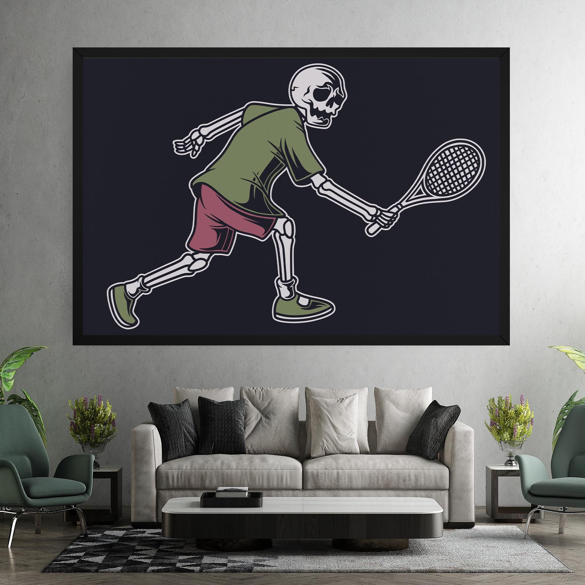 Skull Tennis mockup 7