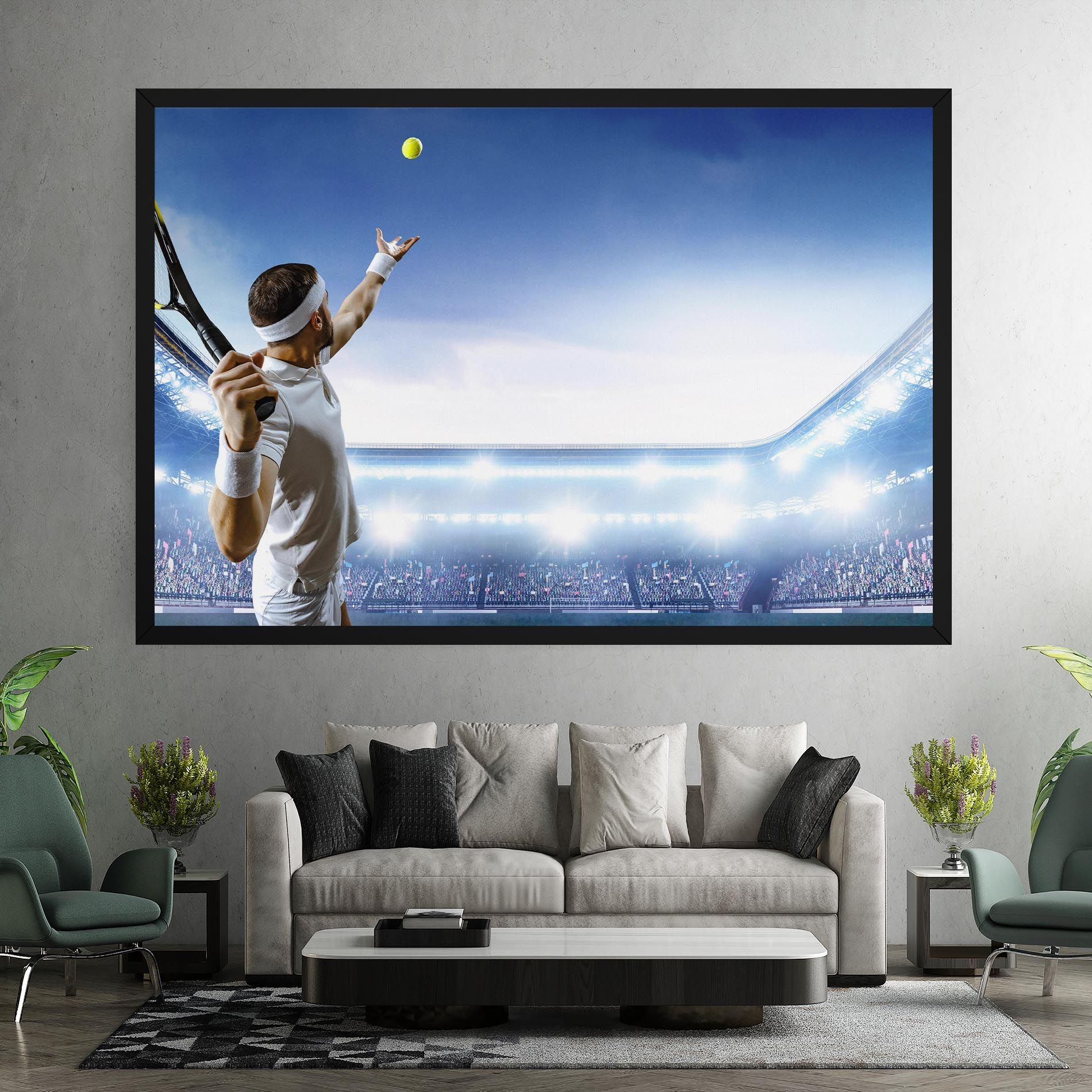Stadium Tennis Player mockup 7