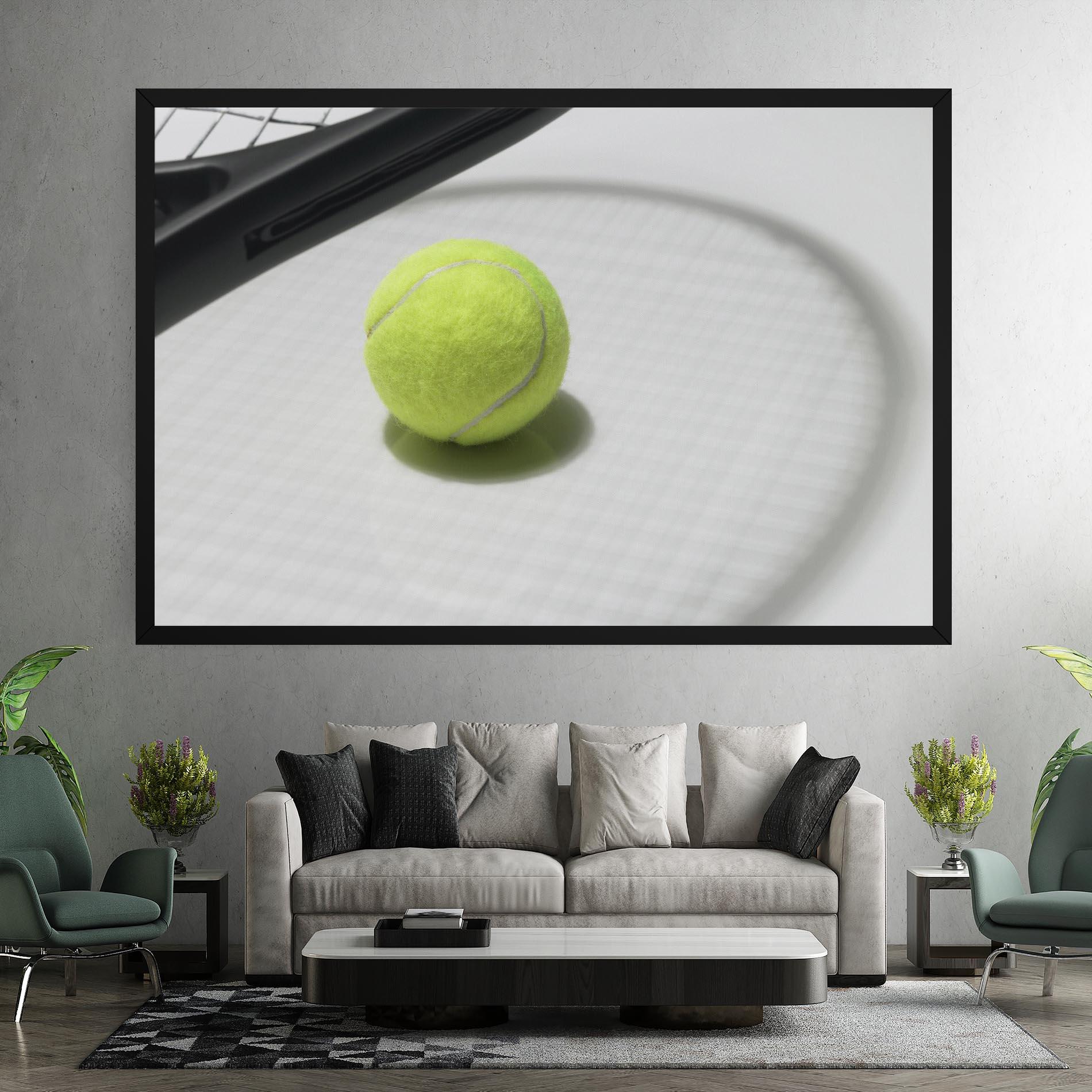 Leinwandbild Tennis Racket Shadow mockup 7