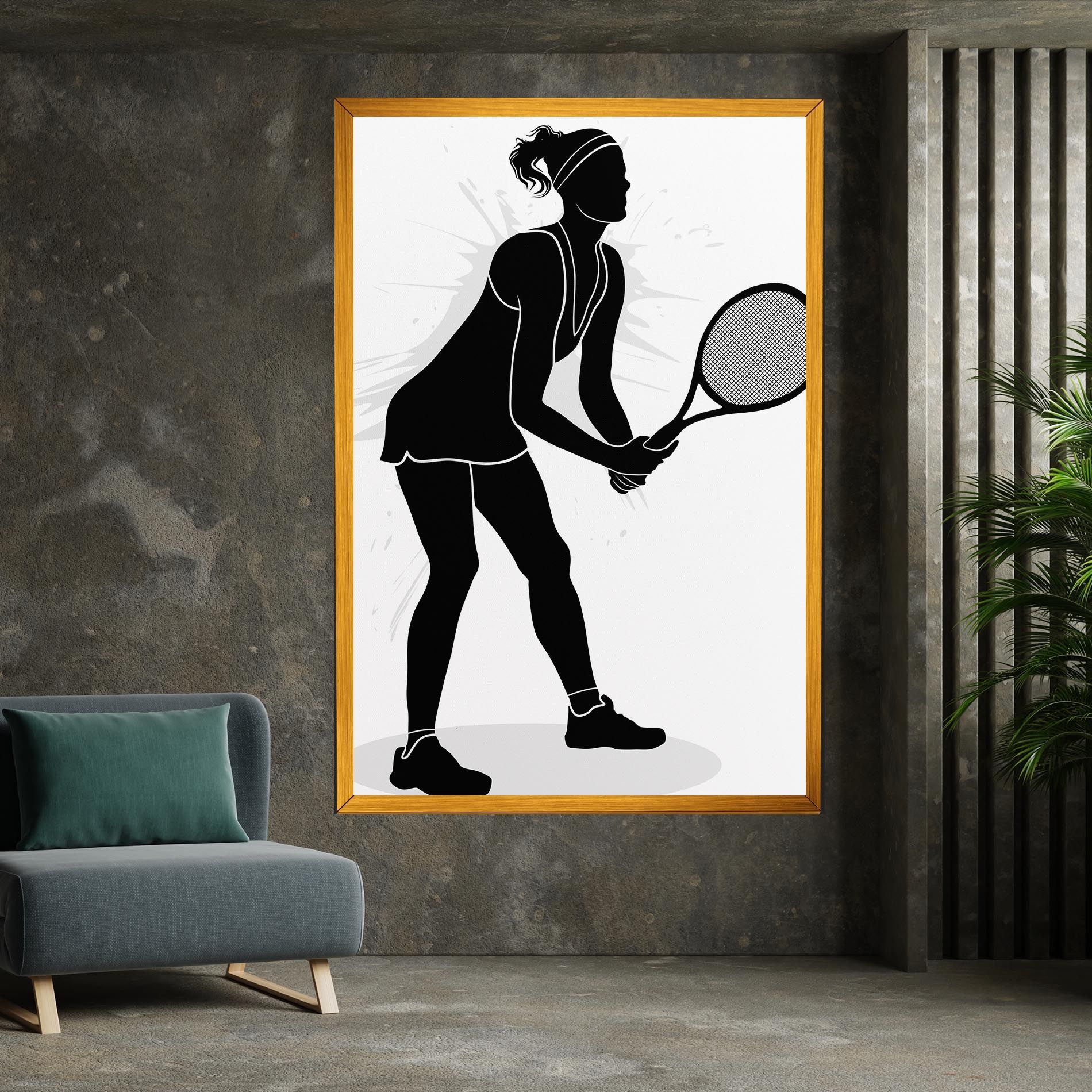 Female Tennis Player mockup 7