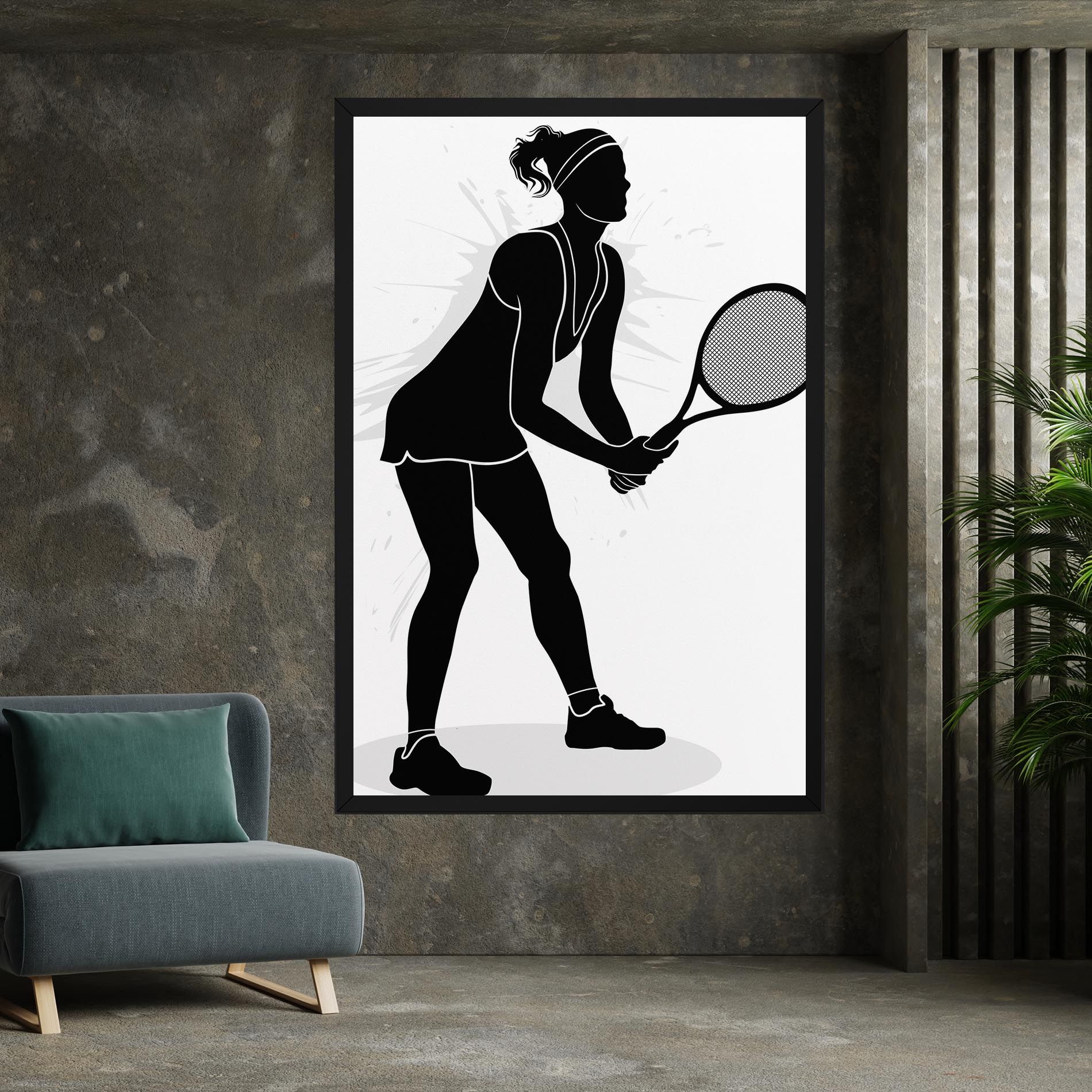 Female Tennis Player mockup 7