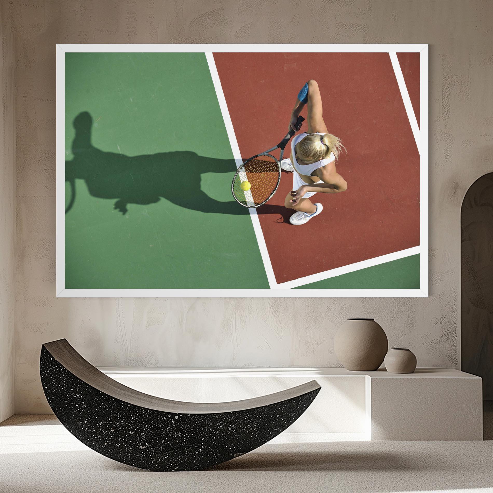 Leinwandbild Outdoor Tennis mockup 8