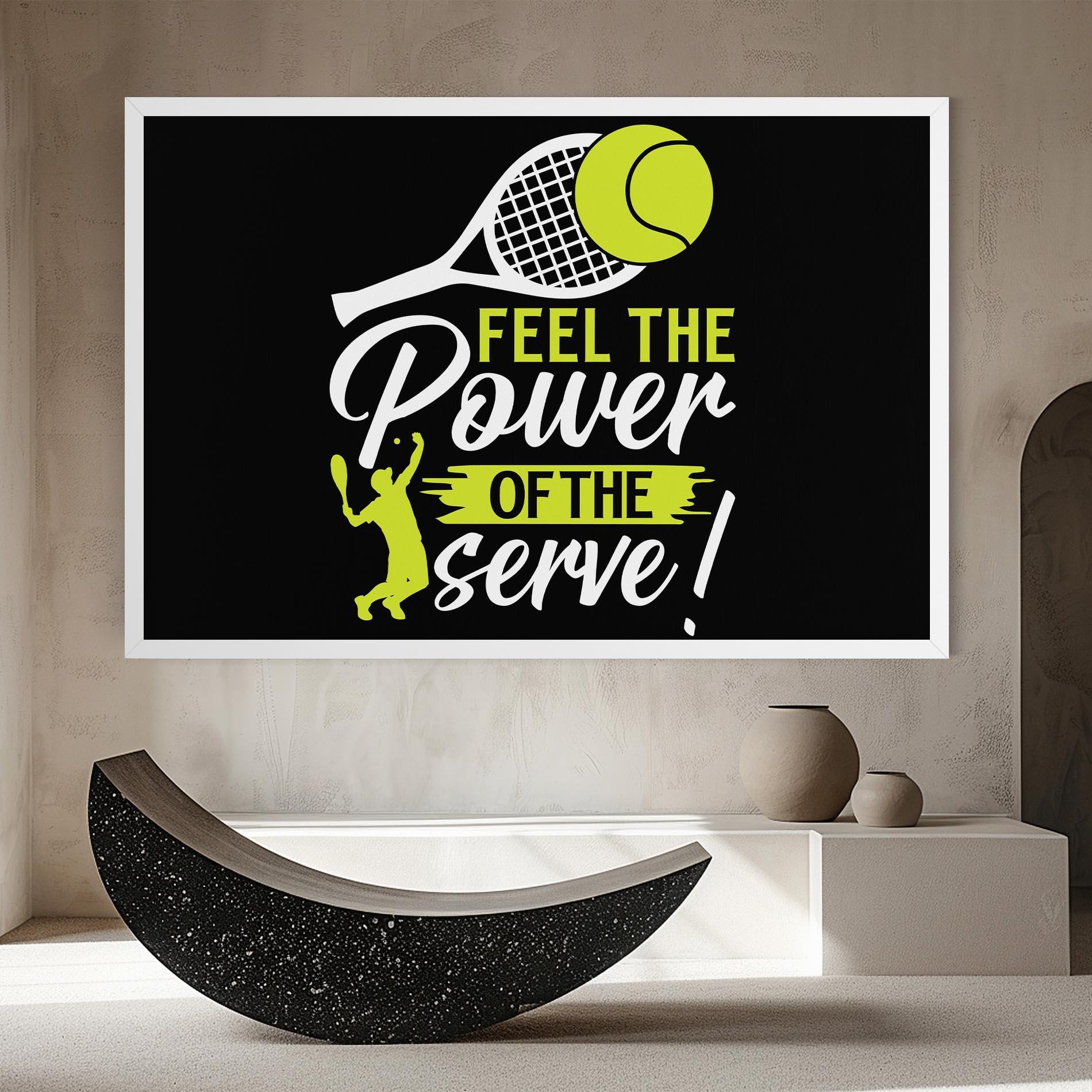 Leinwandbild Power Serve mockup 8