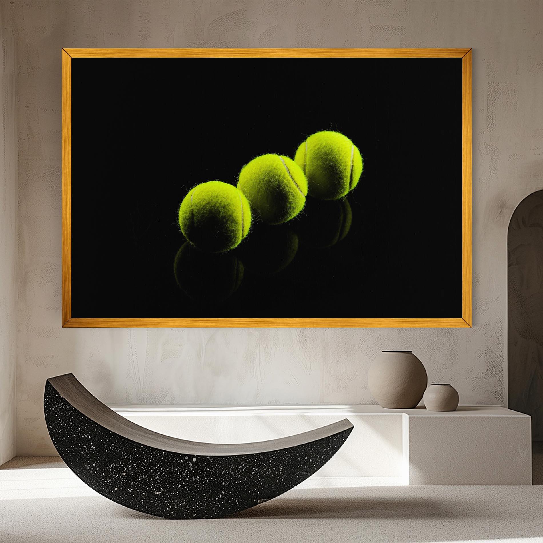 Leinwandbild 3 Tennis Balls mockup 8