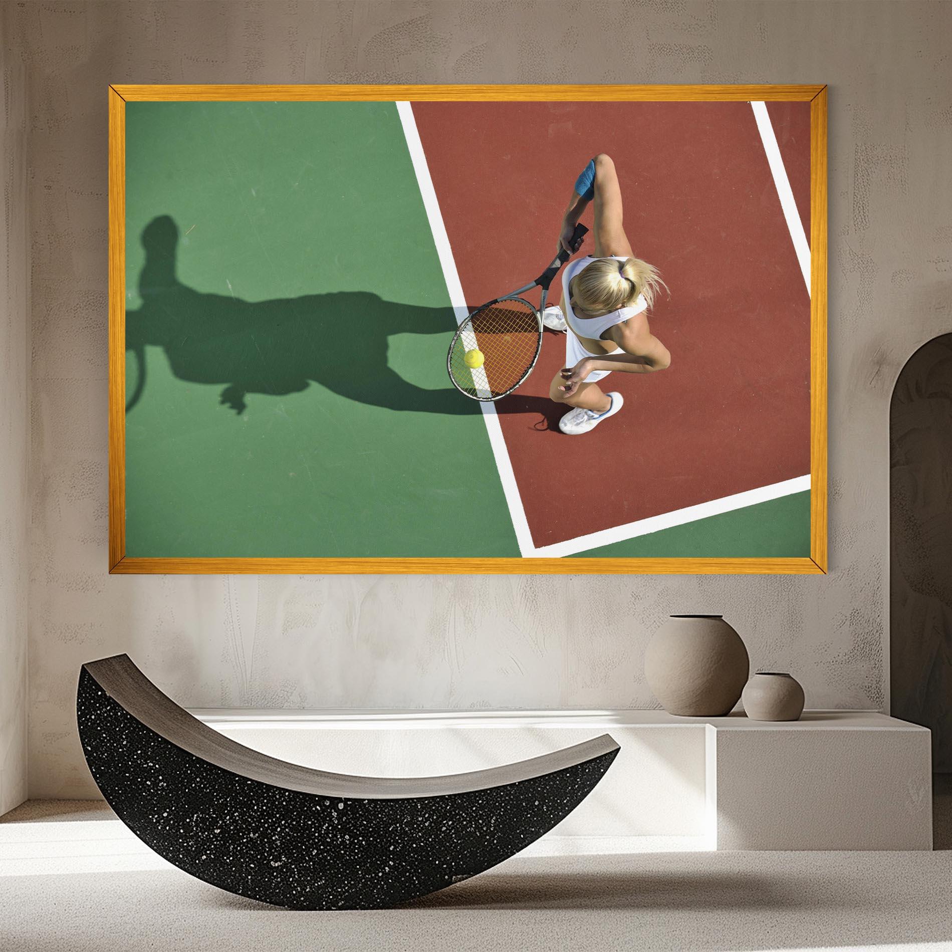 Leinwandbild Outdoor Tennis mockup 8