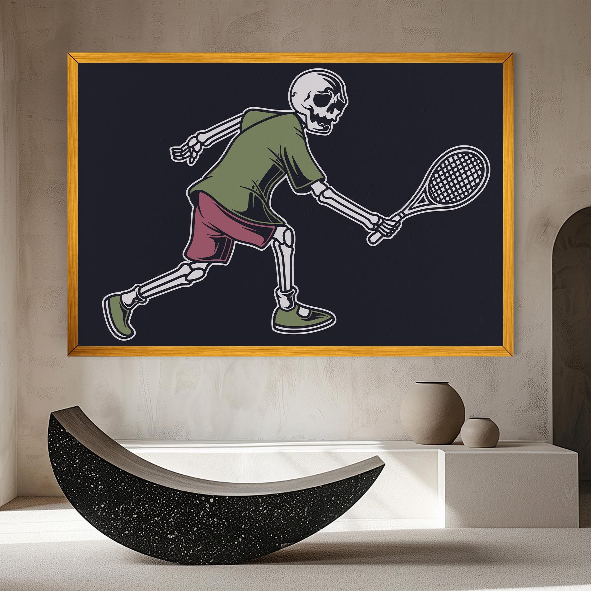 Skull Tennis mockup 8