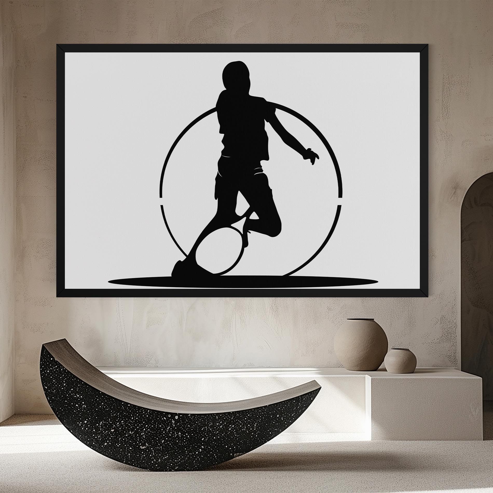 Black Tennis Circle mockup 8