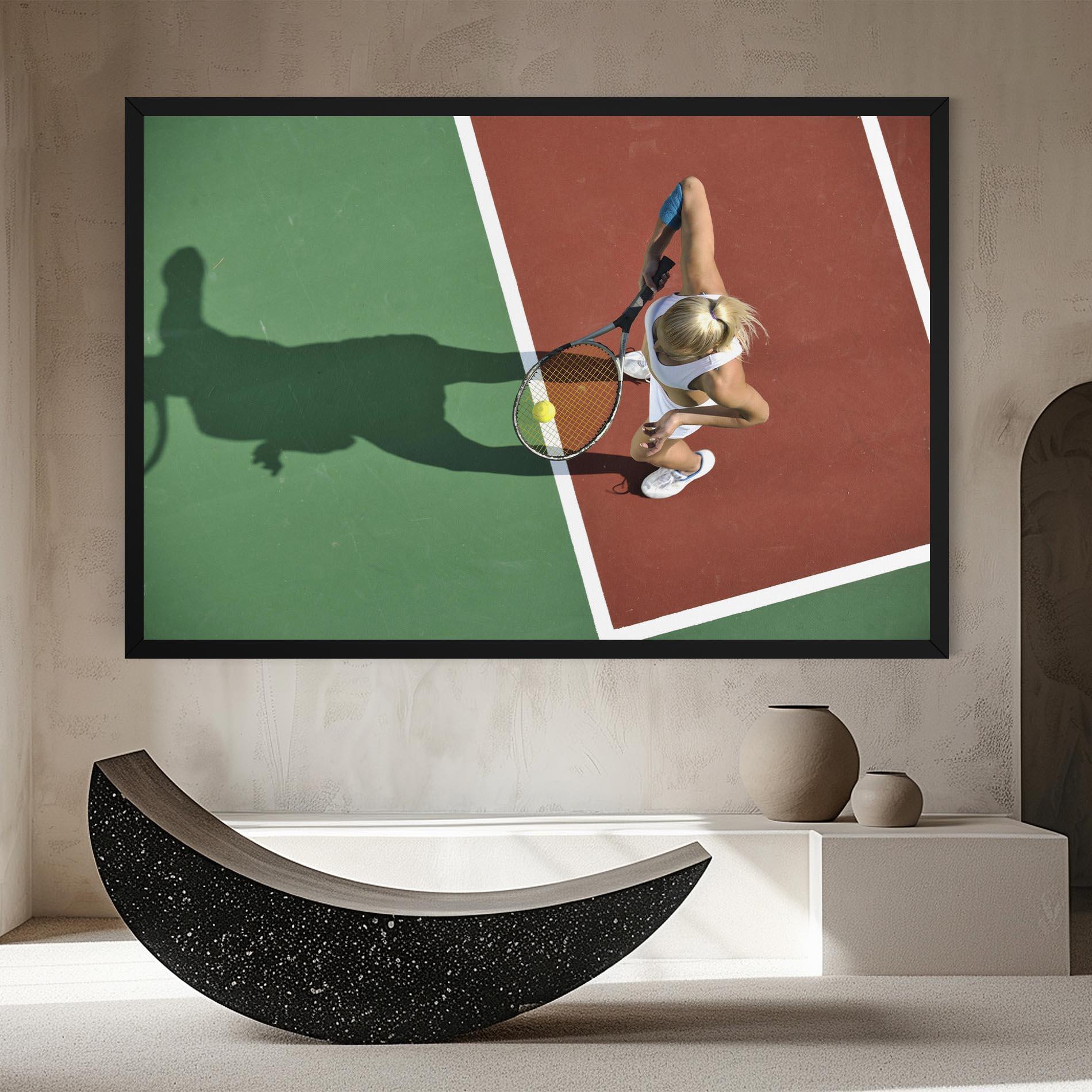 Leinwandbild Outdoor Tennis mockup 8