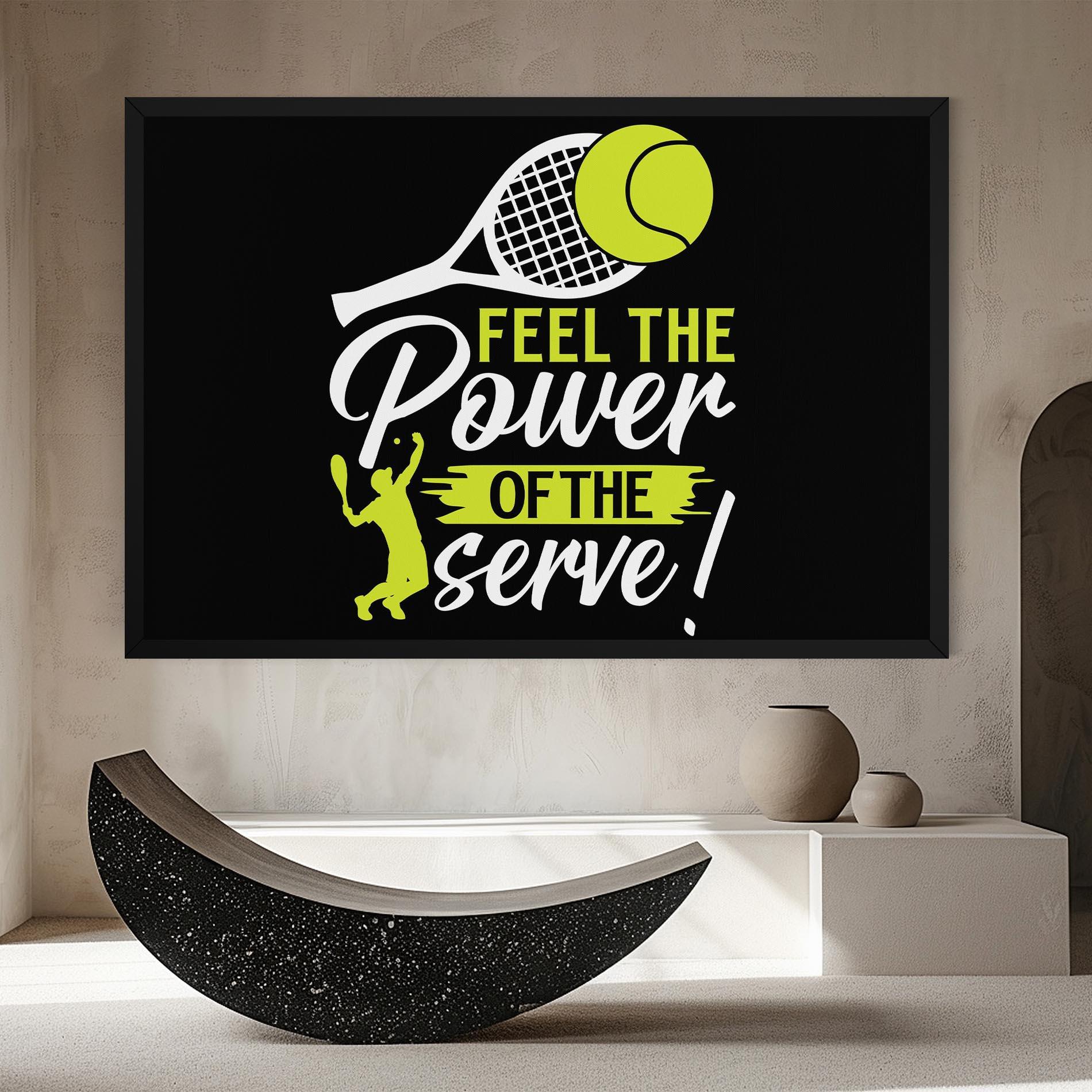 Leinwandbild Power Serve mockup 8