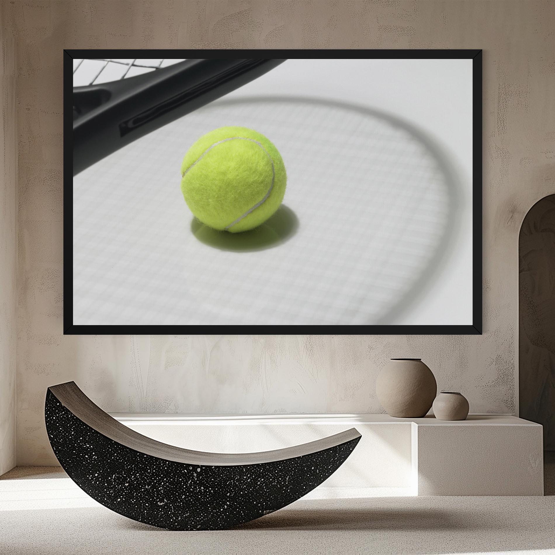 Leinwandbild Tennis Racket Shadow mockup 8